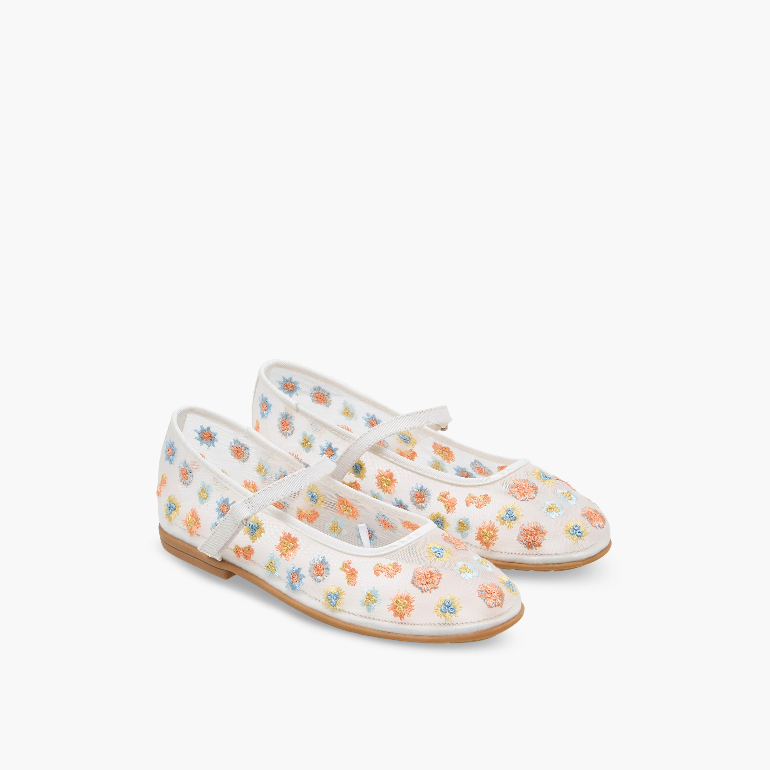 Celeste Girls Floral Embroidered Mary Jane Shoes-girls-shoes-maryjanes-image-1