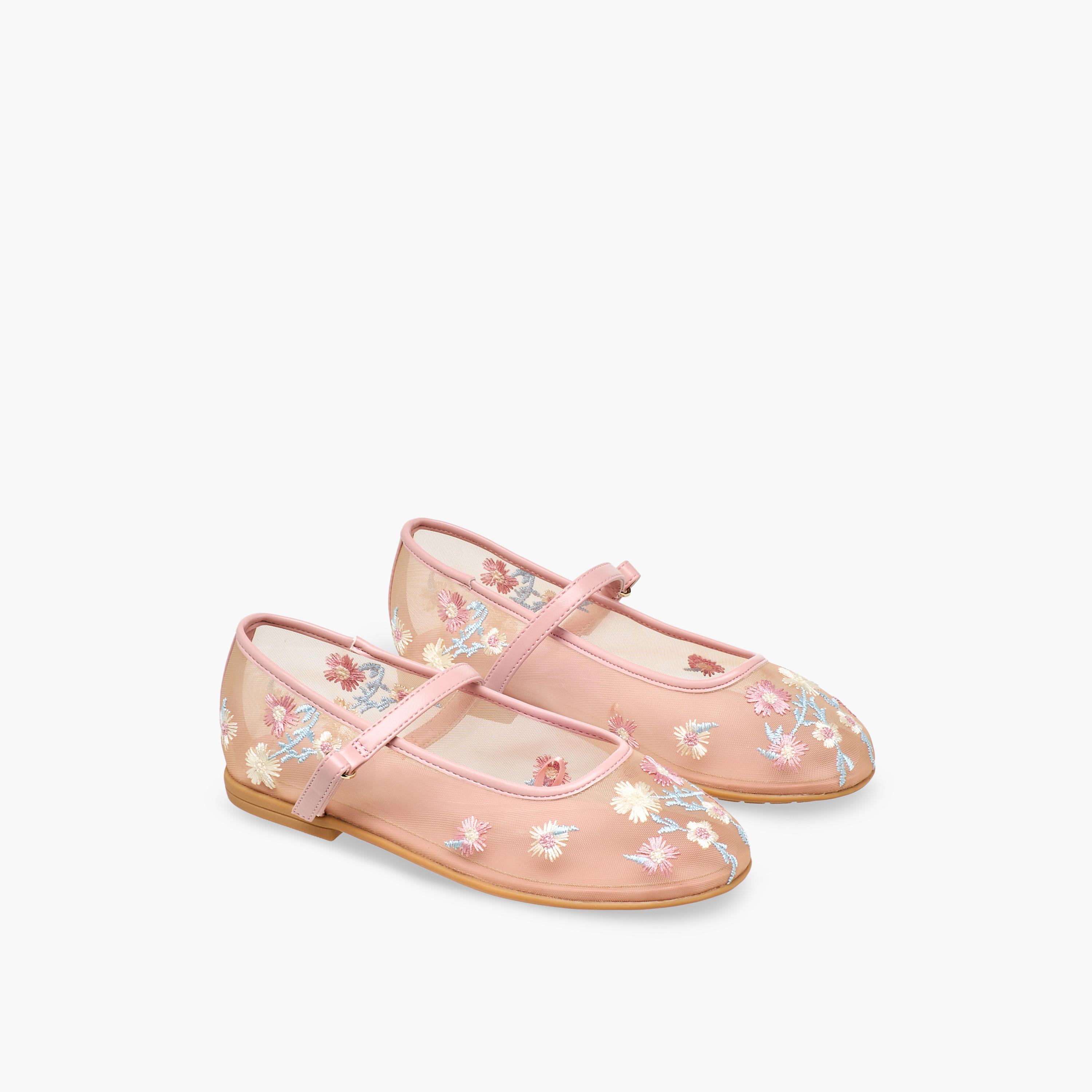 Celeste Girls Floral Embroidered Mary Jane Shoes-girls-shoes-maryjanes-image-1
