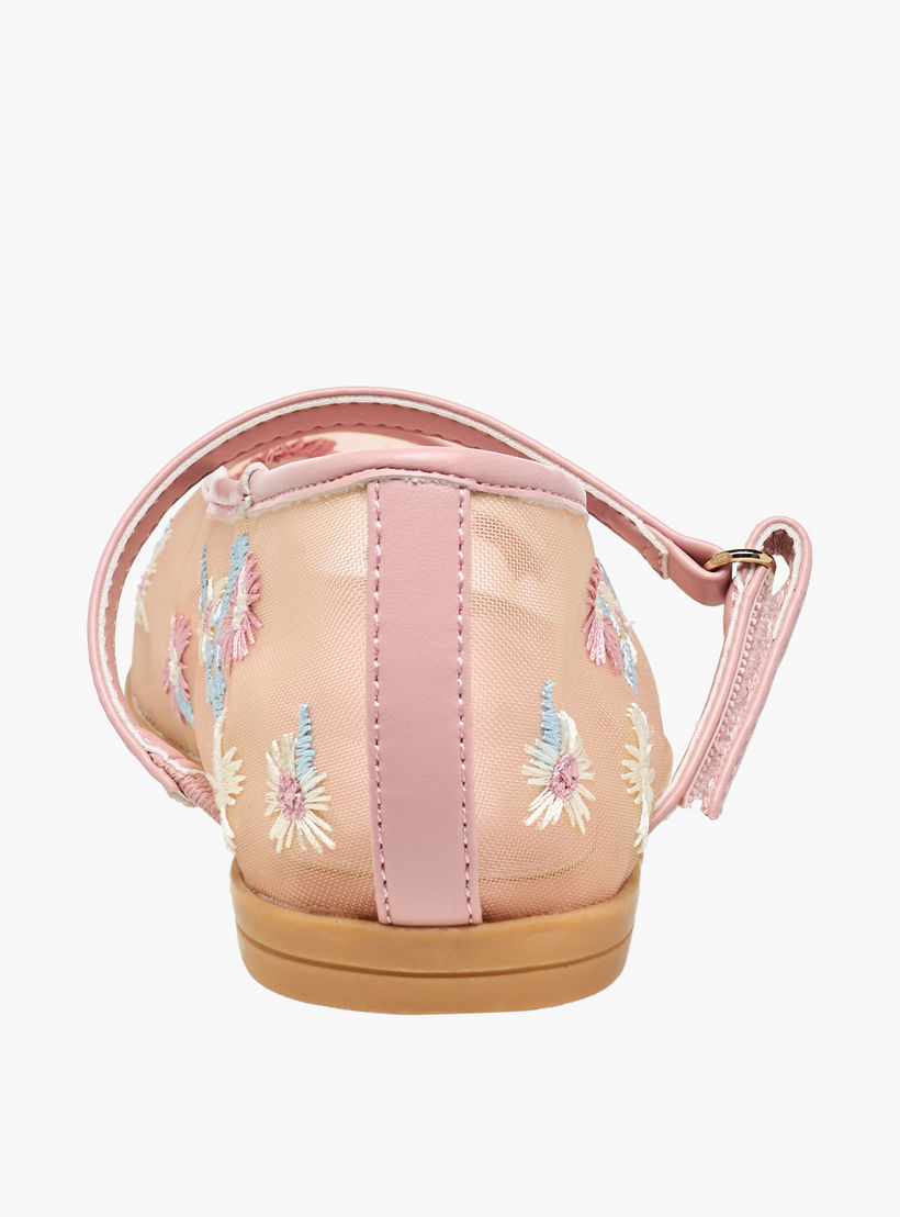 Celeste Girls Floral Embroidered Mary Jane Shoes-girls-shoes-maryjanes-image-5