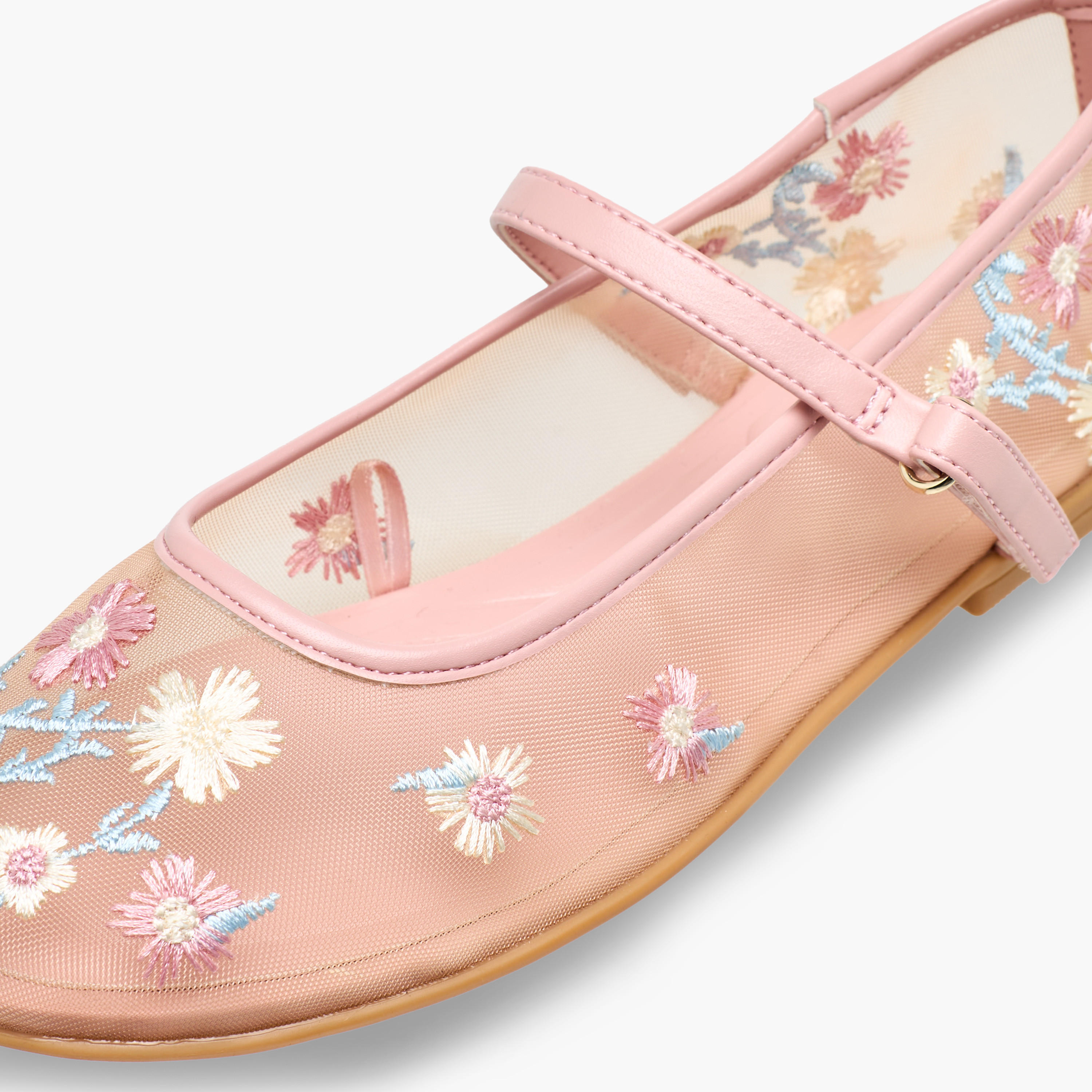 Celeste Girls Floral Embroidered Mary Jane Shoes-girls-shoes-maryjanes-image-6