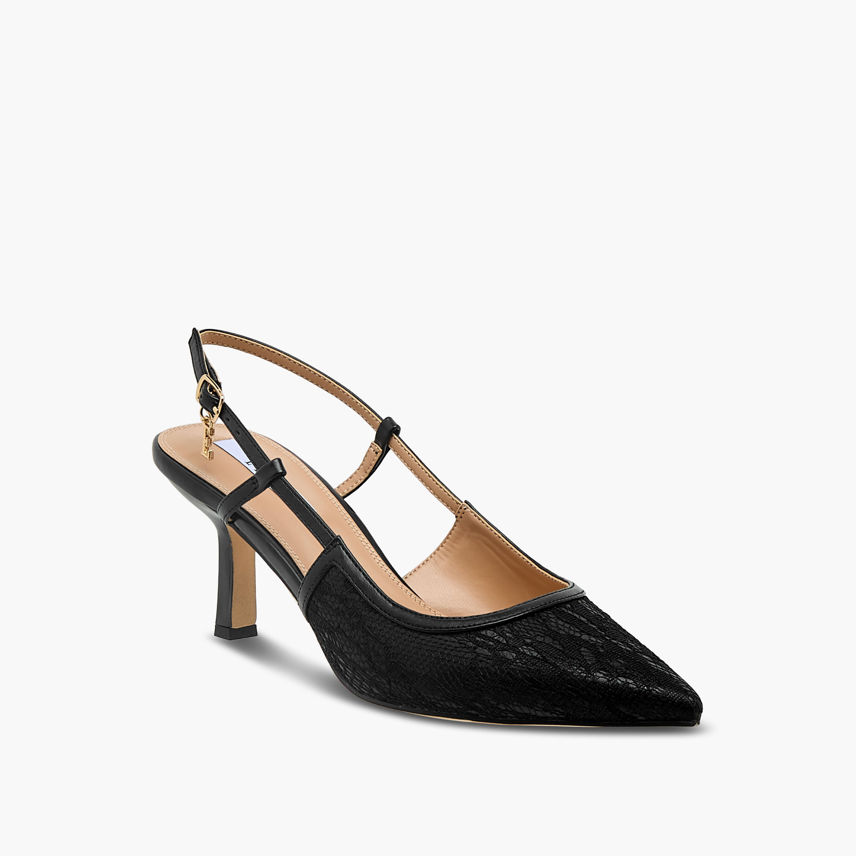 Elle Women Lace Textured Shoes-women-shoes-sandals-heeled-image-2