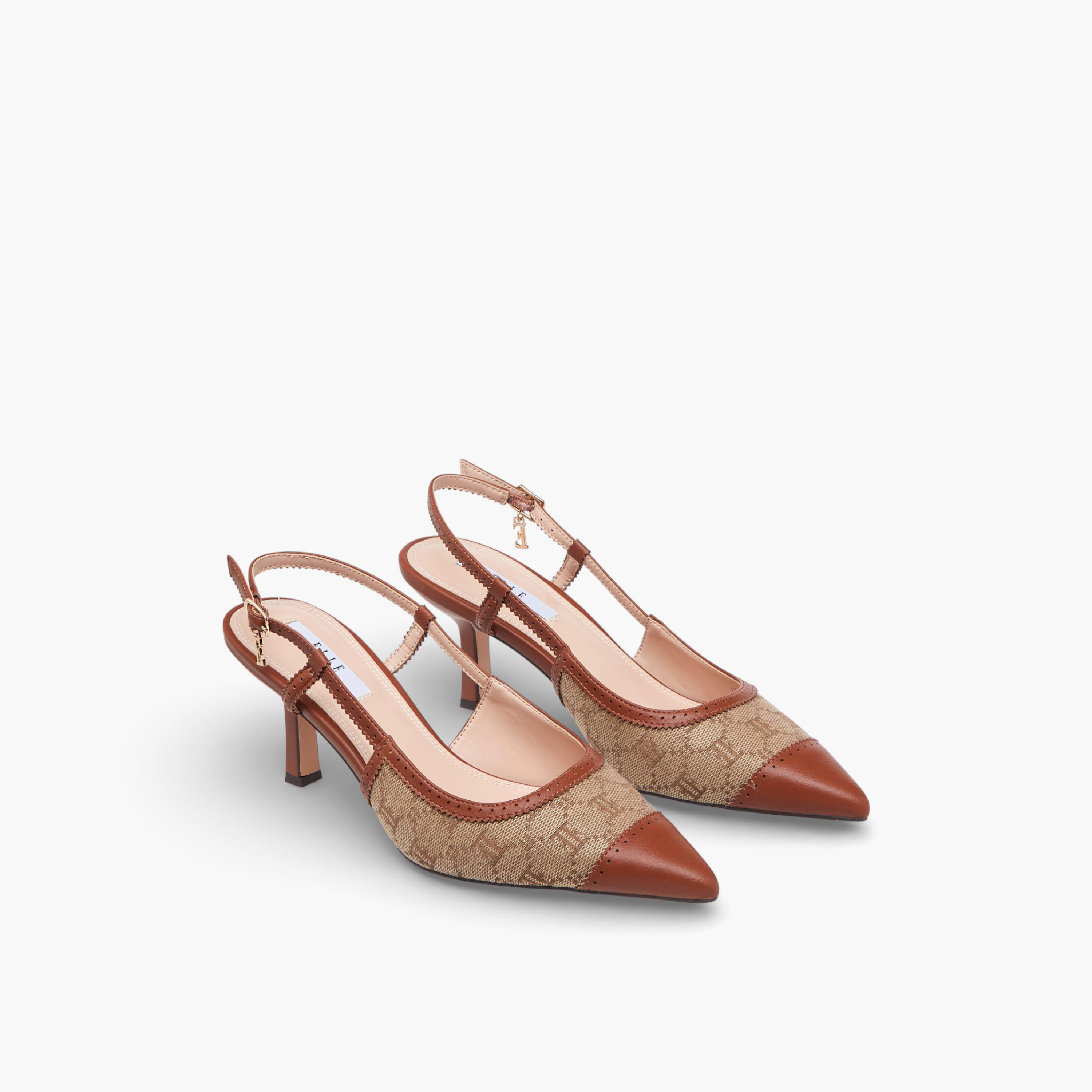 Elle Women Textured Stiletto Heel Shoes-women-shoes-sandals-heeled-image-1