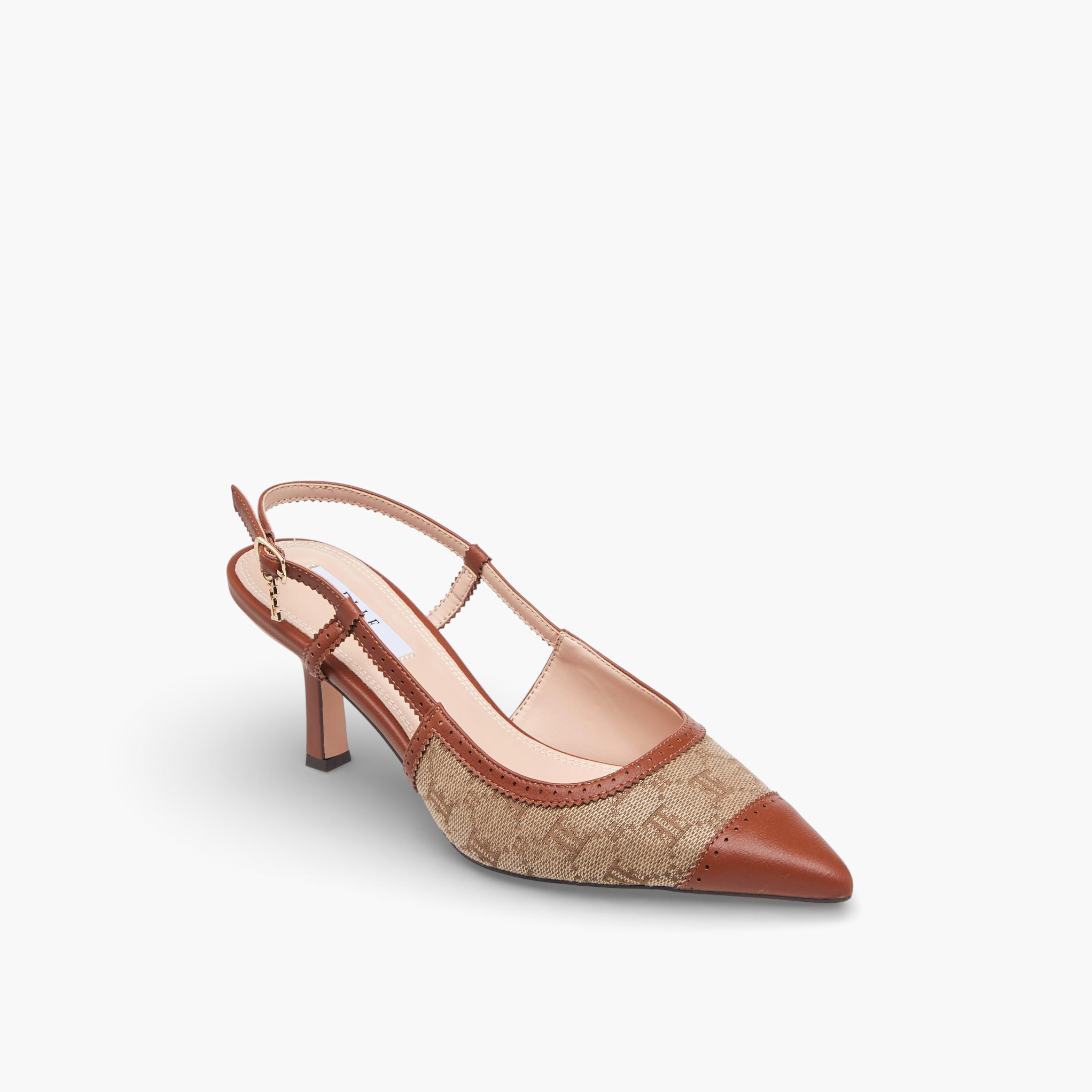 Elle Women Textured Stiletto Heel Shoes-women-shoes-sandals-heeled-image-2