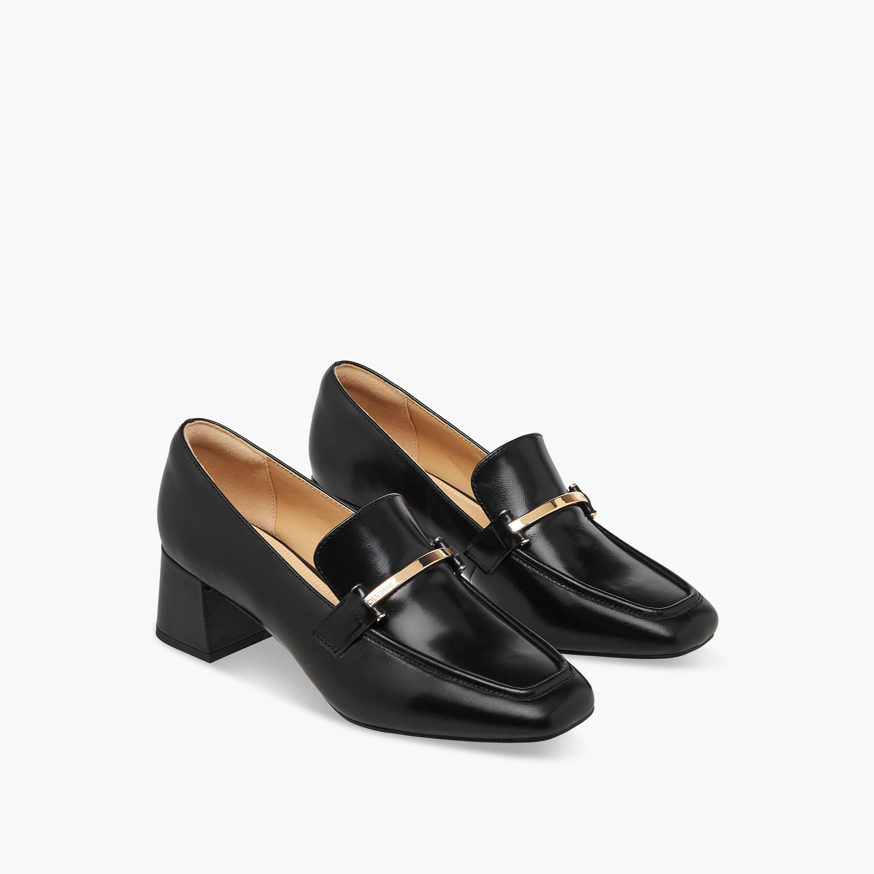 حذاء سهل الارتداء جلد بكعب سميك للنساء من دوتشيني-women-shoes-loafersandmoccasins-image-1