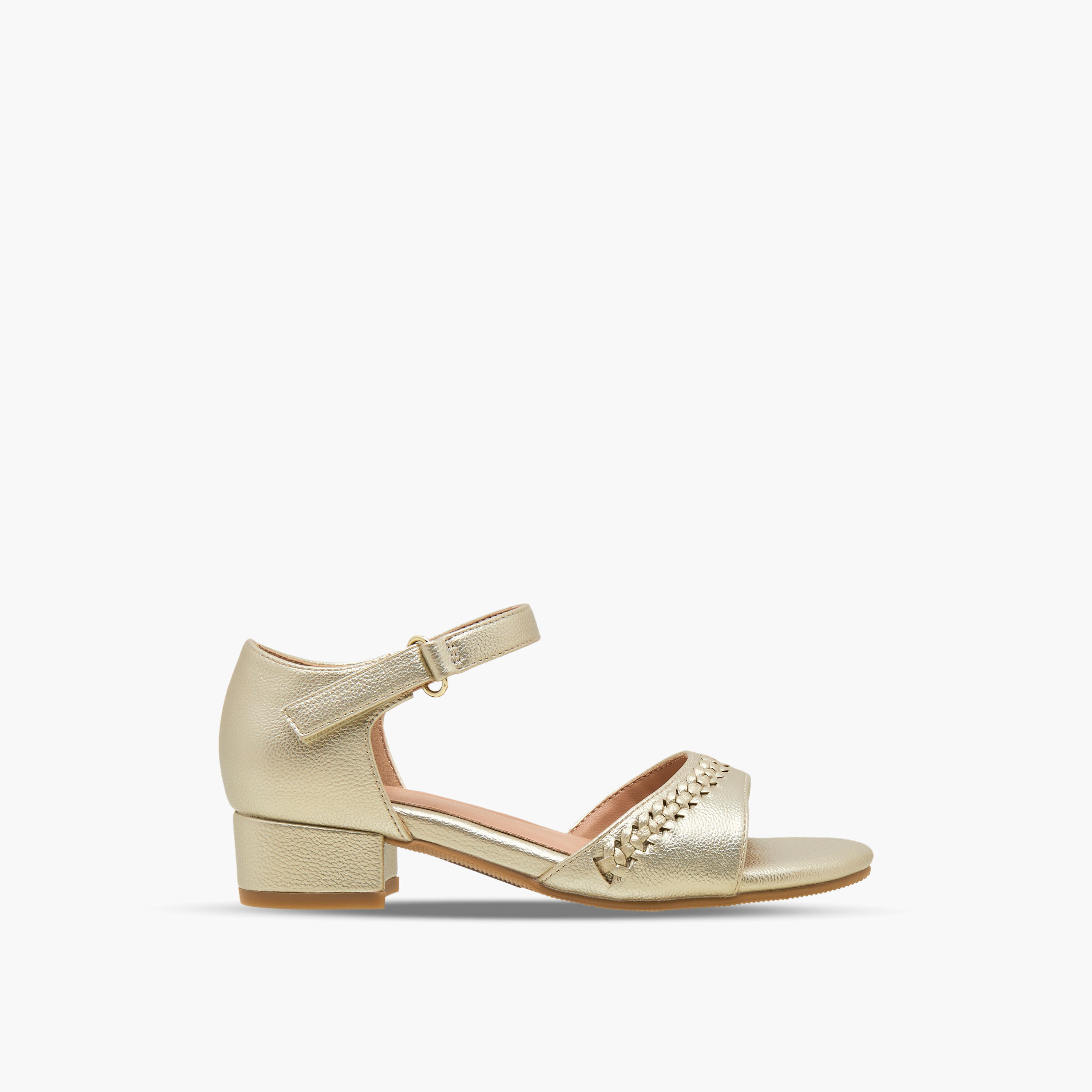 Celeste Girls Braided Block Heel Sandals-girls-shoes-sandals-image-3