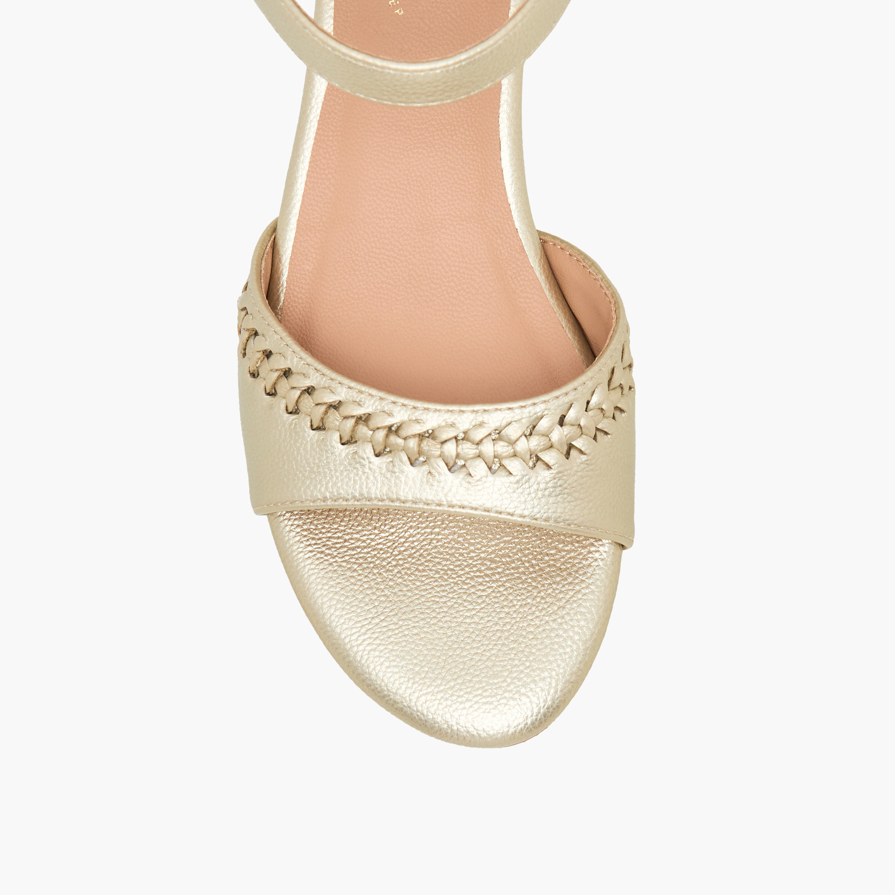 Celeste Girls Braided Block Heel Sandals-girls-shoes-sandals-image-4