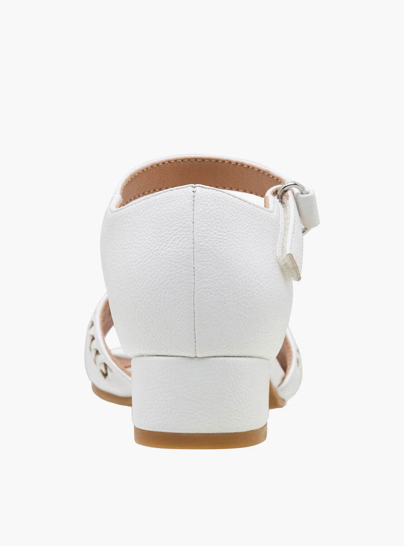 صندل بكعب عريض وتفاصيل ضفيرة للبنات من سيليست-girls-shoes-sandals-image-5