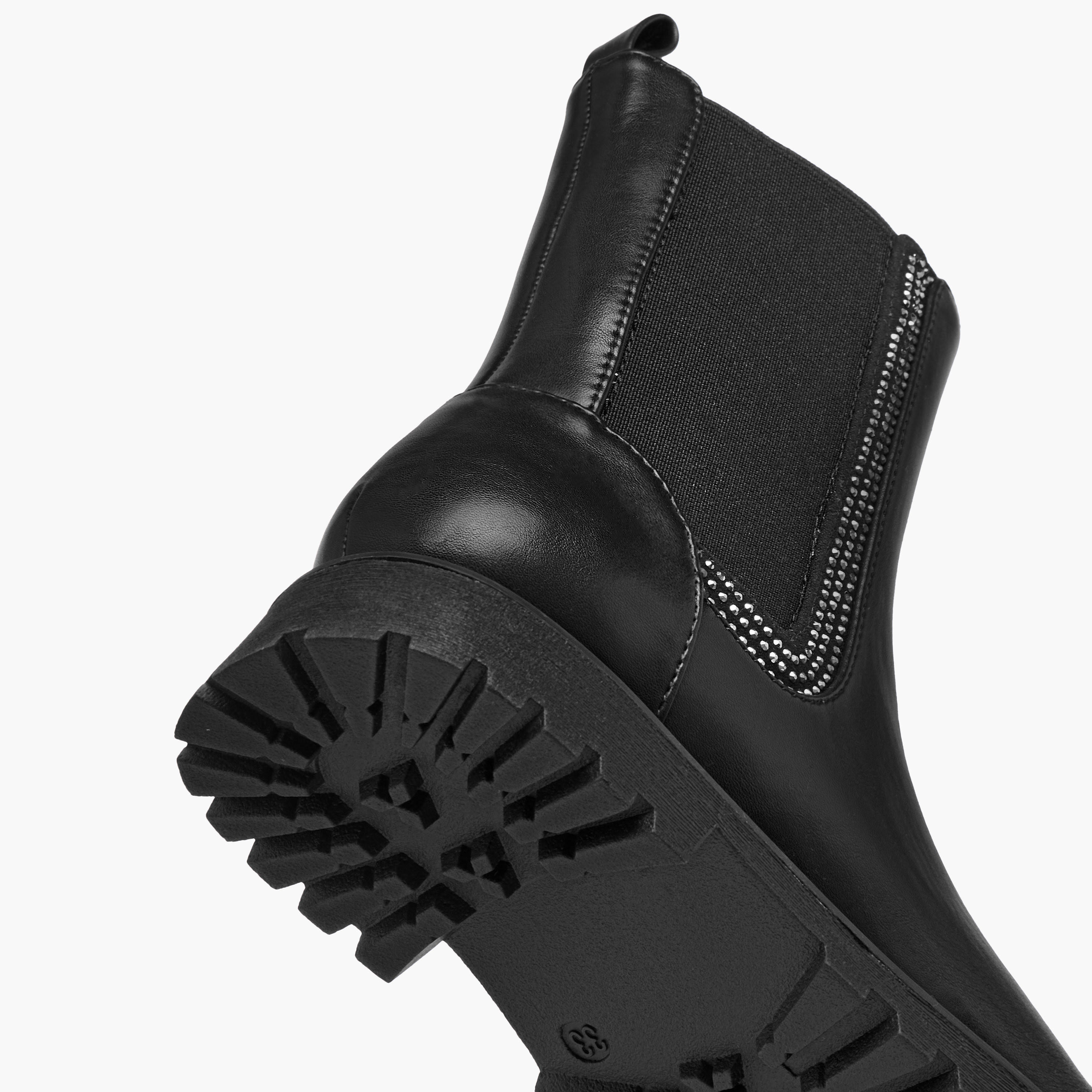 Little Missy Embellished High Cut Boots with Zip Closure and Pull Tabs-girls-shoes-boots-image-5