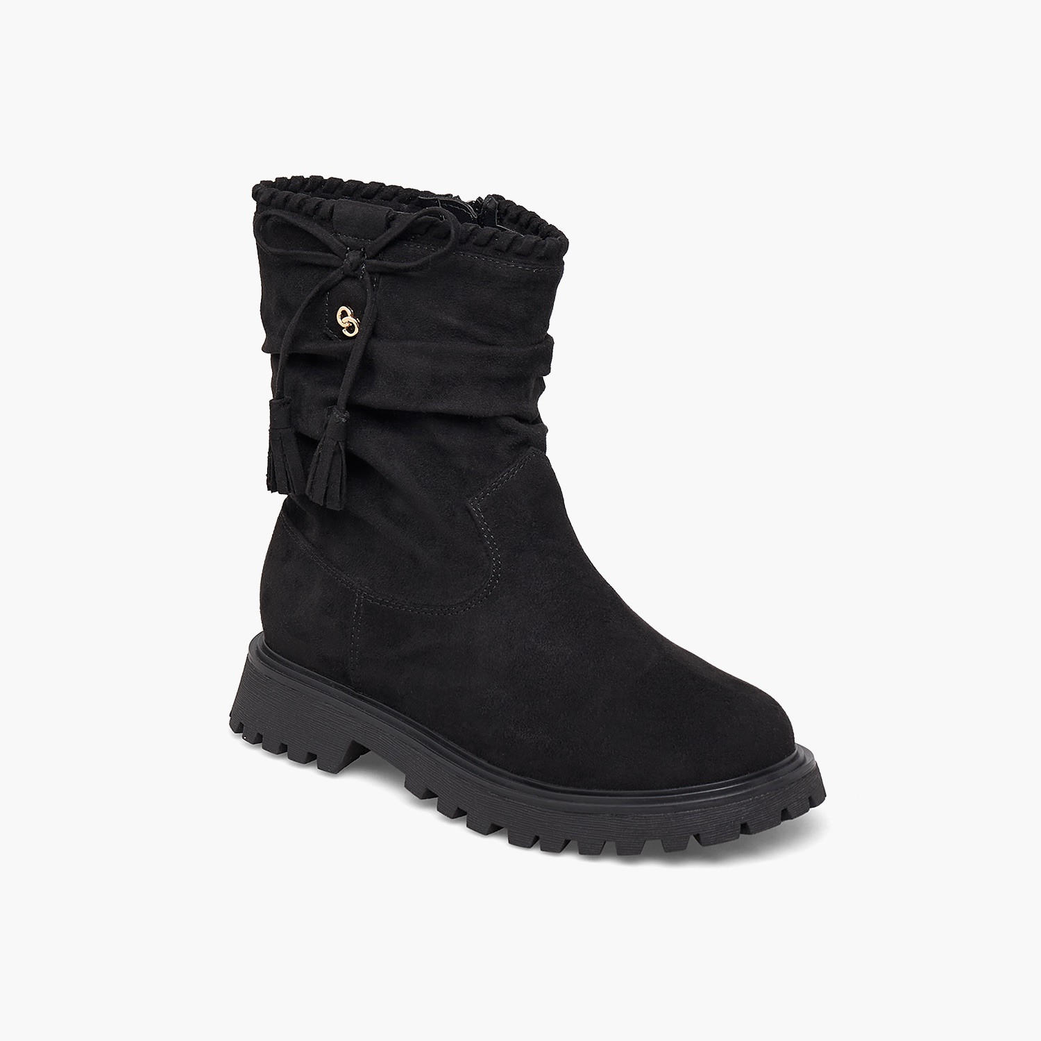 بوت للكاحل بشرابة للبنات من سيليست-girls-shoes-boots-image-2