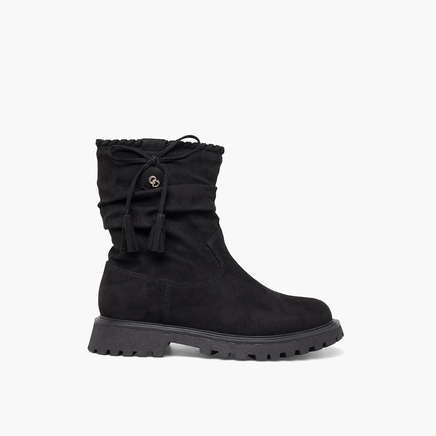 بوت للكاحل بشرابة للبنات من سيليست-girls-shoes-boots-image-3