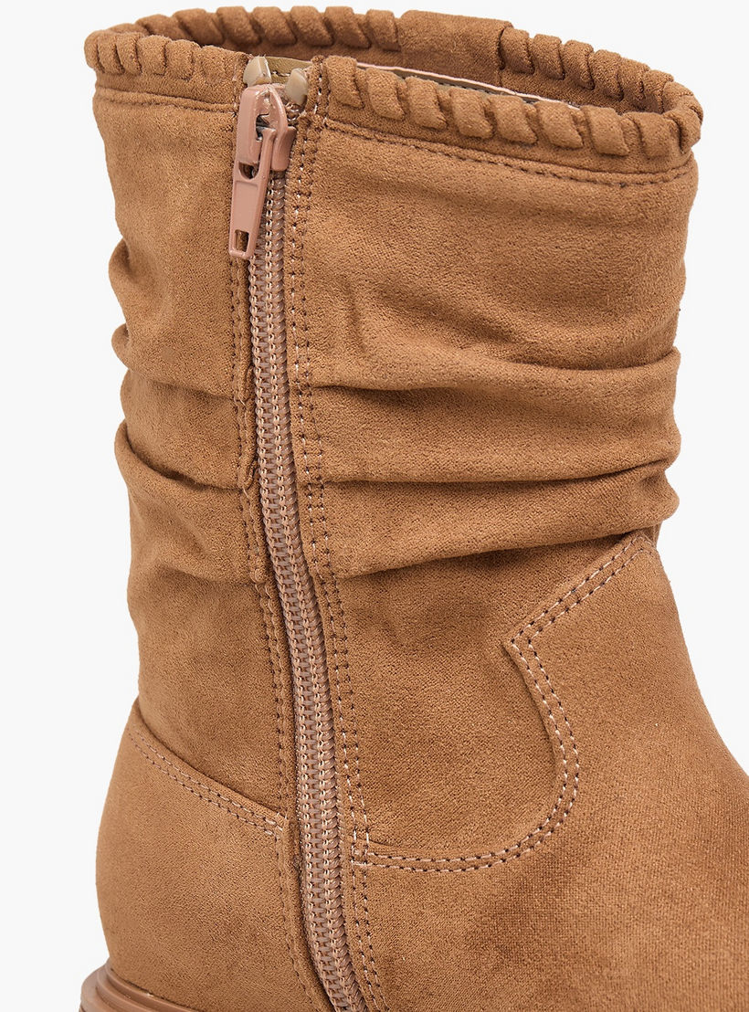 بوت للكاحل بشرابة للبنات من سيليست-girls-shoes-boots-image-5