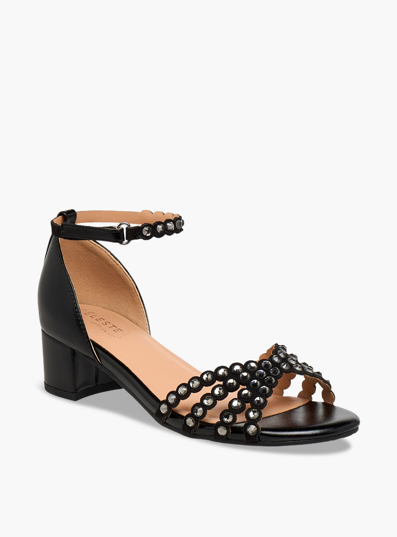 صندل بكعب عريض وبحزام كاحل للبنات من سيليست-girls-shoes-sandals-image-2
