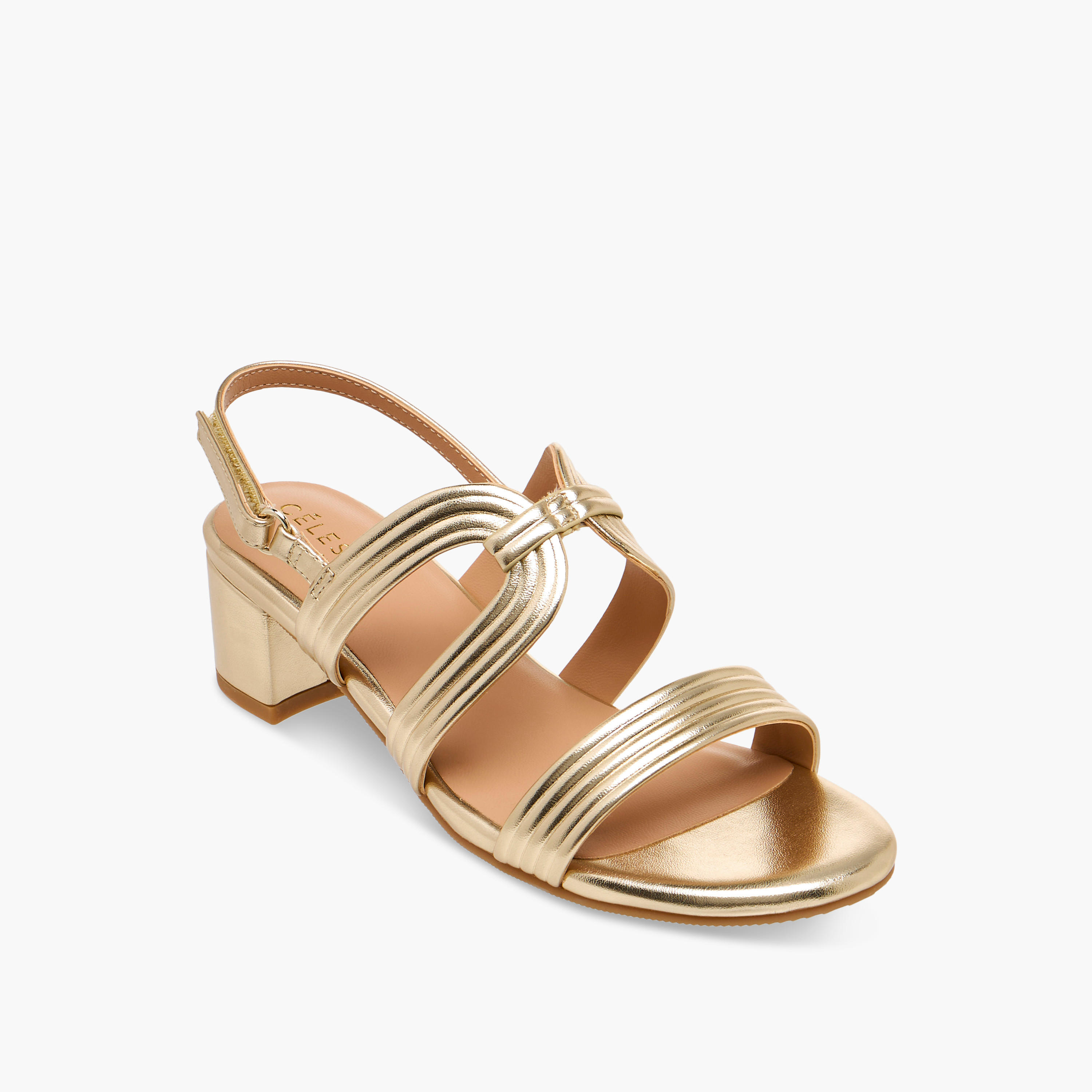 Celeste Girls Hook & Loop Block Heel Sandals-girls-shoes-sandals-image-2