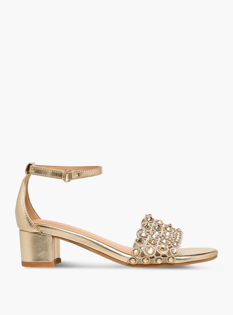 صندل بحزام حول الكاحل وكعب سميك للبنات من سيليست-girls-shoes-sandals-image-3