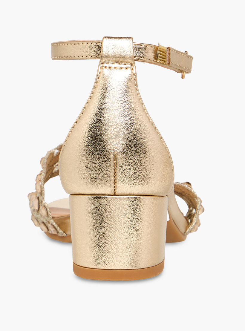 صندل بحزام حول الكاحل وكعب سميك للبنات من سيليست-girls-shoes-sandals-image-5