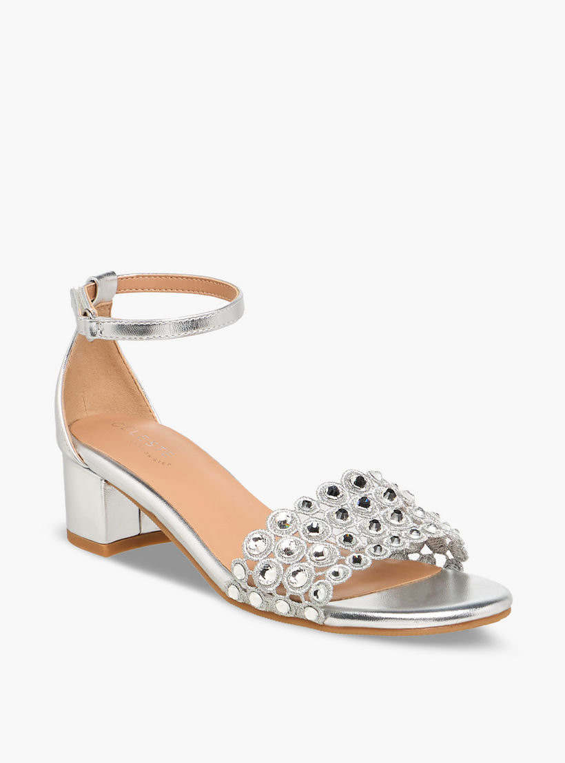 صندل بحزام حول الكاحل وكعب سميك للبنات من سيليست-girls-shoes-sandals-image-2