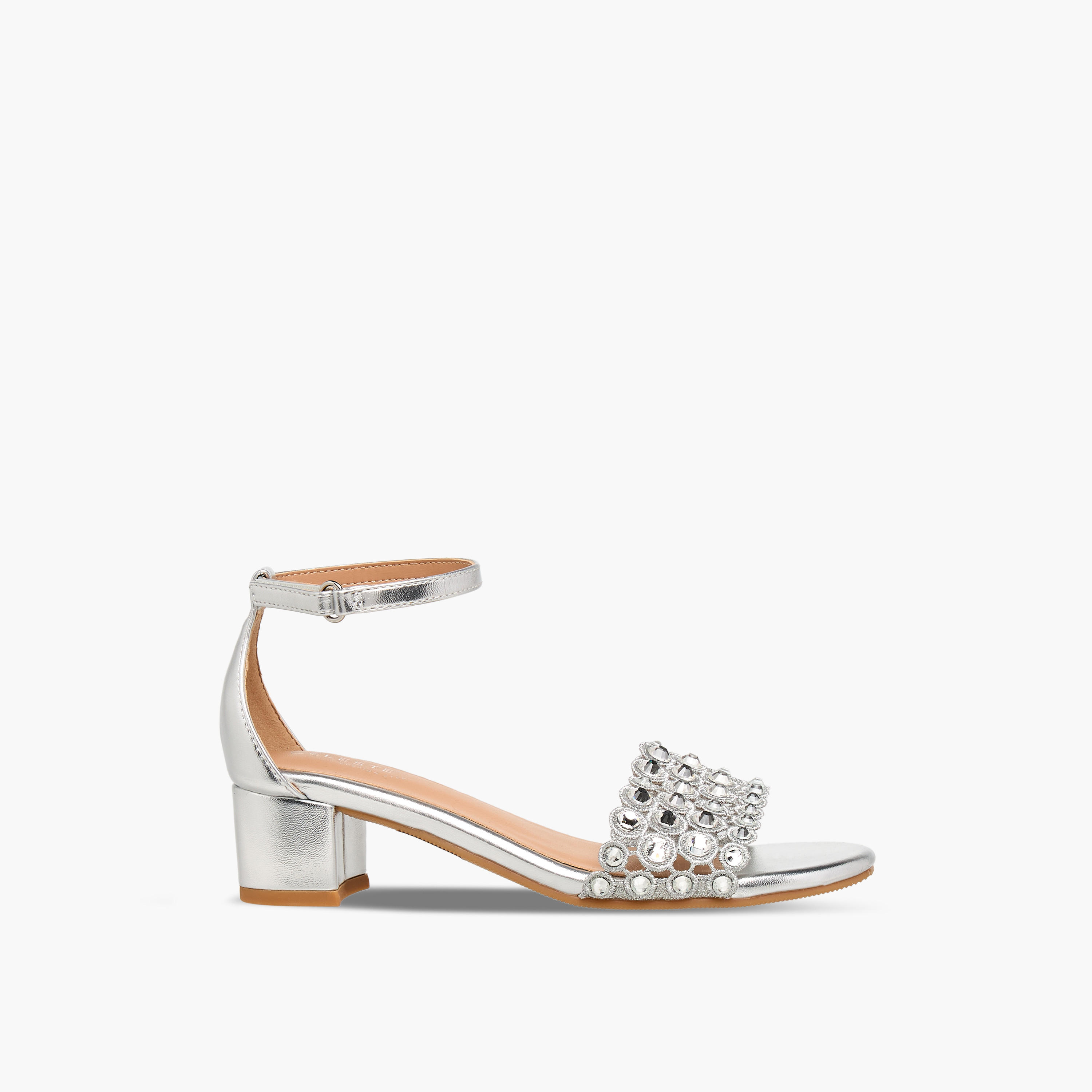 صندل بحزام حول الكاحل وكعب سميك للبنات من سيليست-girls-shoes-sandals-image-3