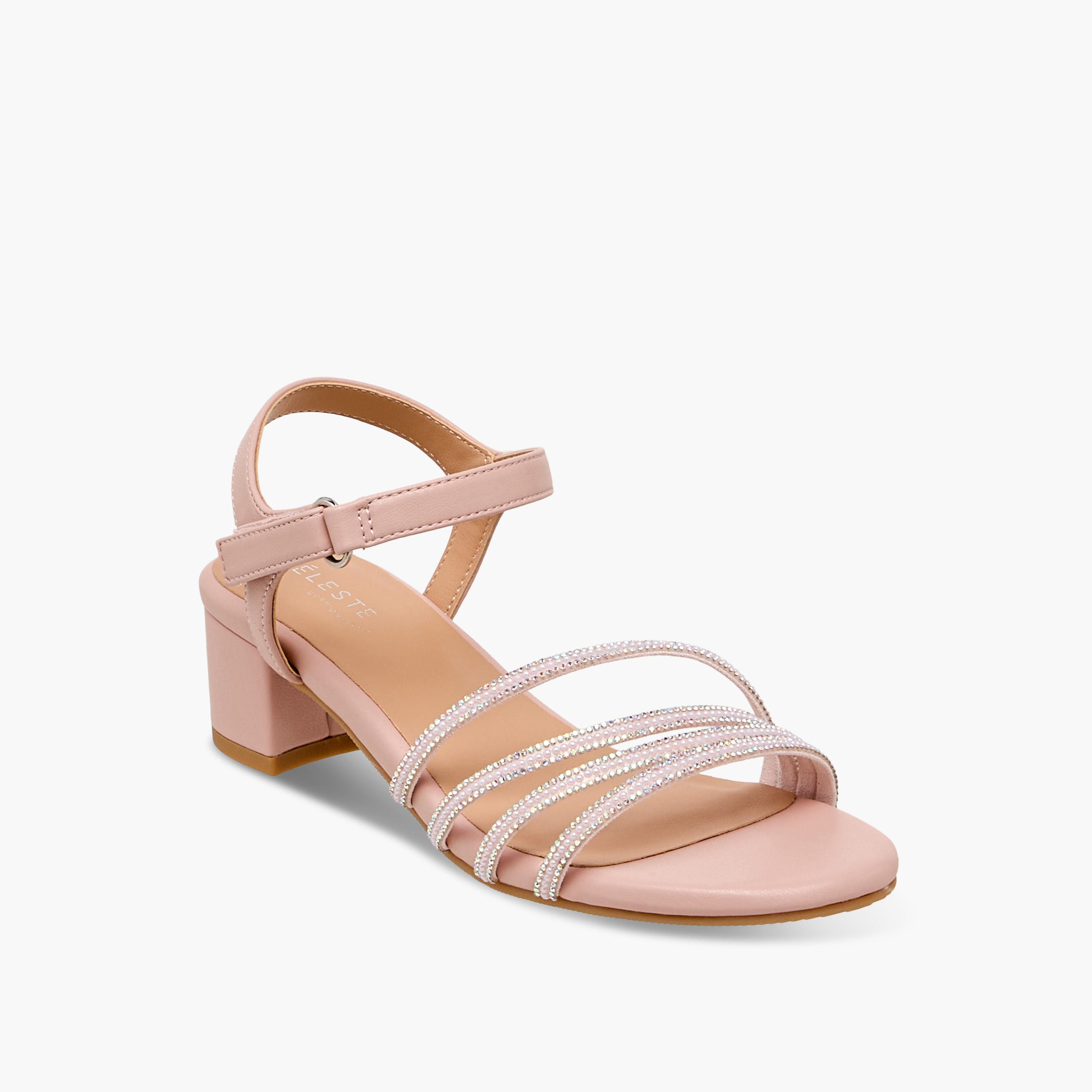 صندل مزين بكعب سميك من سيليست-girls-shoes-sandals-image-2