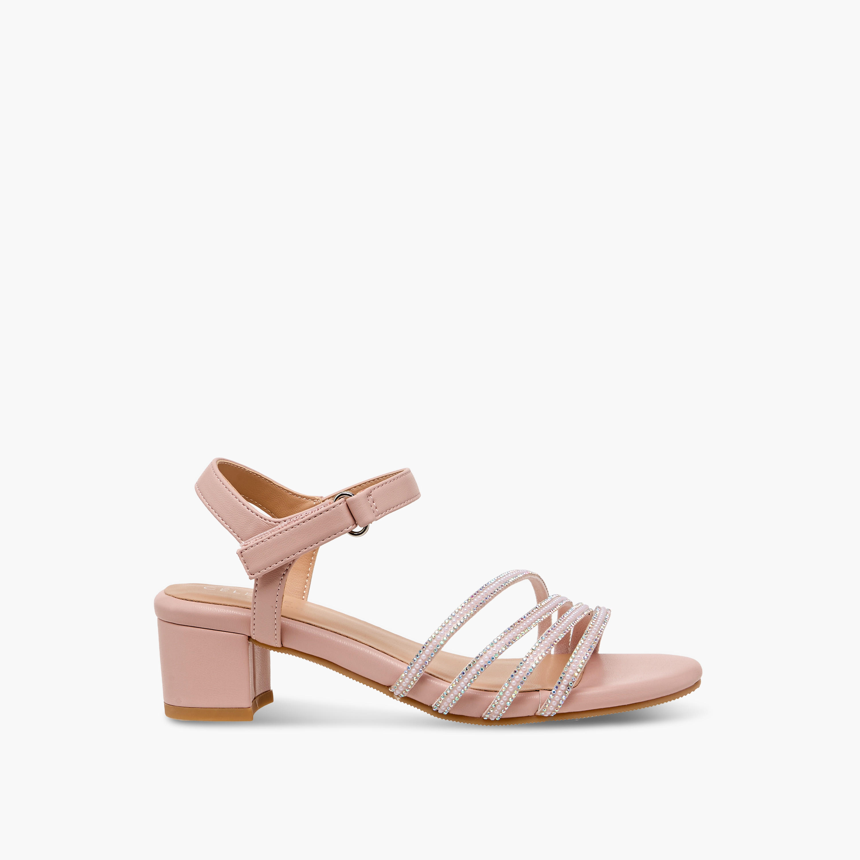 صندل مزين بكعب سميك من سيليست-girls-shoes-sandals-image-3