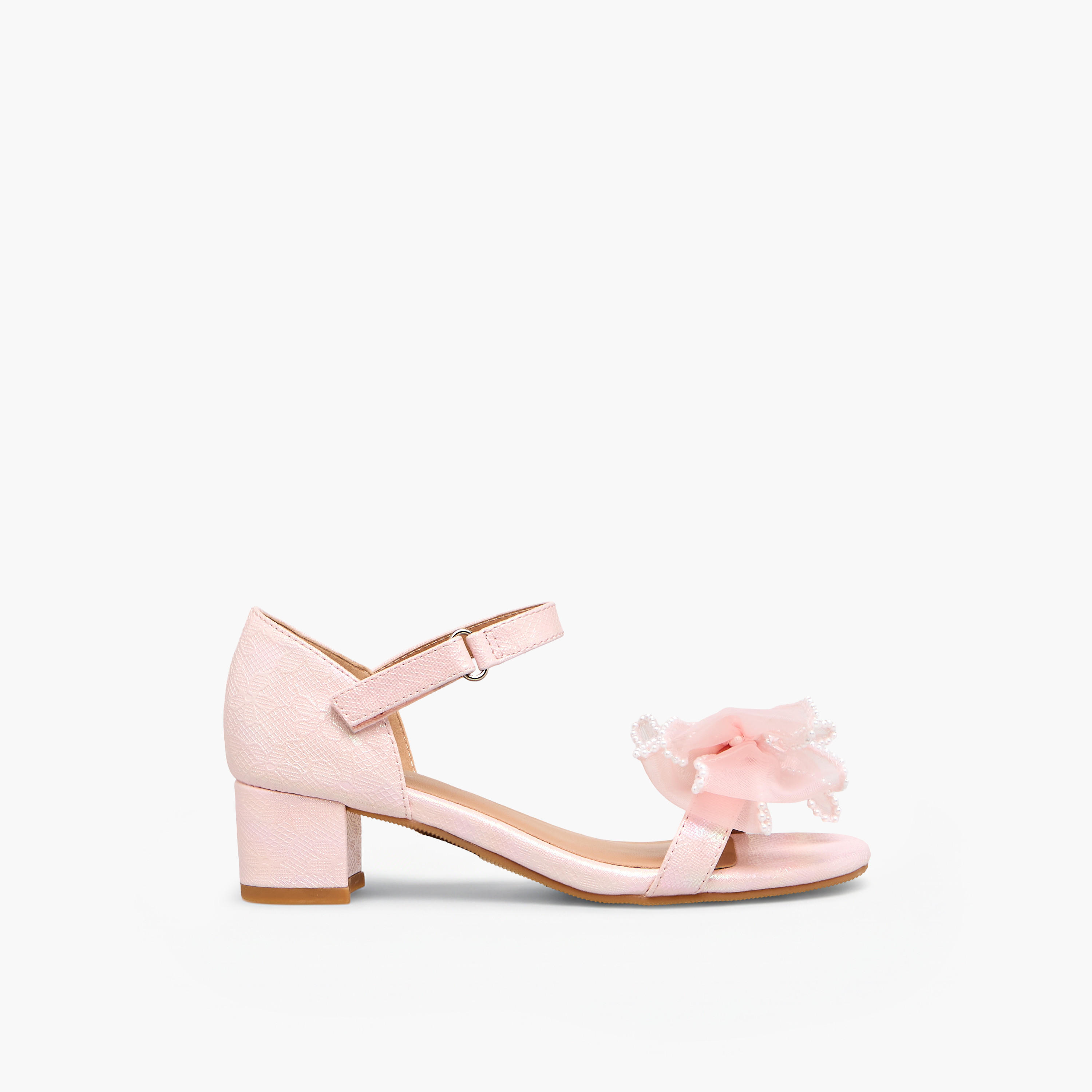 Celeste Girls Block Heel Ankle Strap Sandals-girls-shoes-sandals-image-3