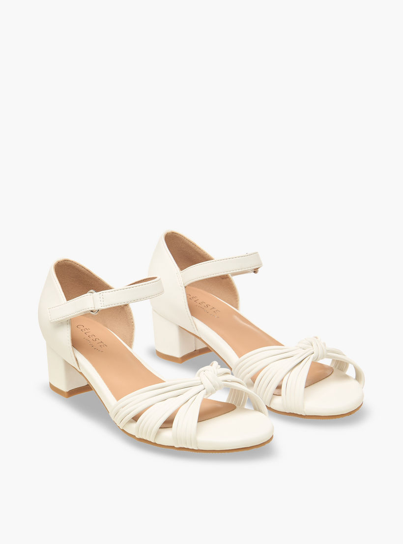 صندل بكعب سميك وحزام معقود للفتيات من سيليست-girls-shoes-sandals-image-1