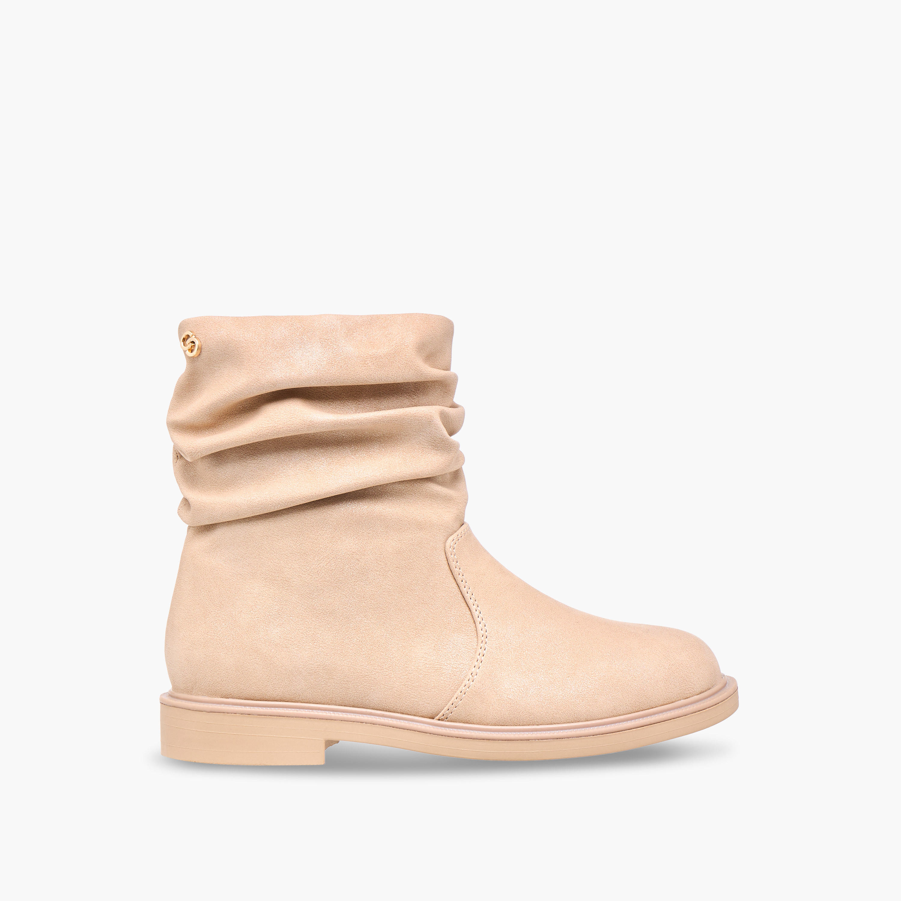 Celeste Girls' Ruched Accent High Cut Boots with Zip Closure-girls-shoes-boots-image-3