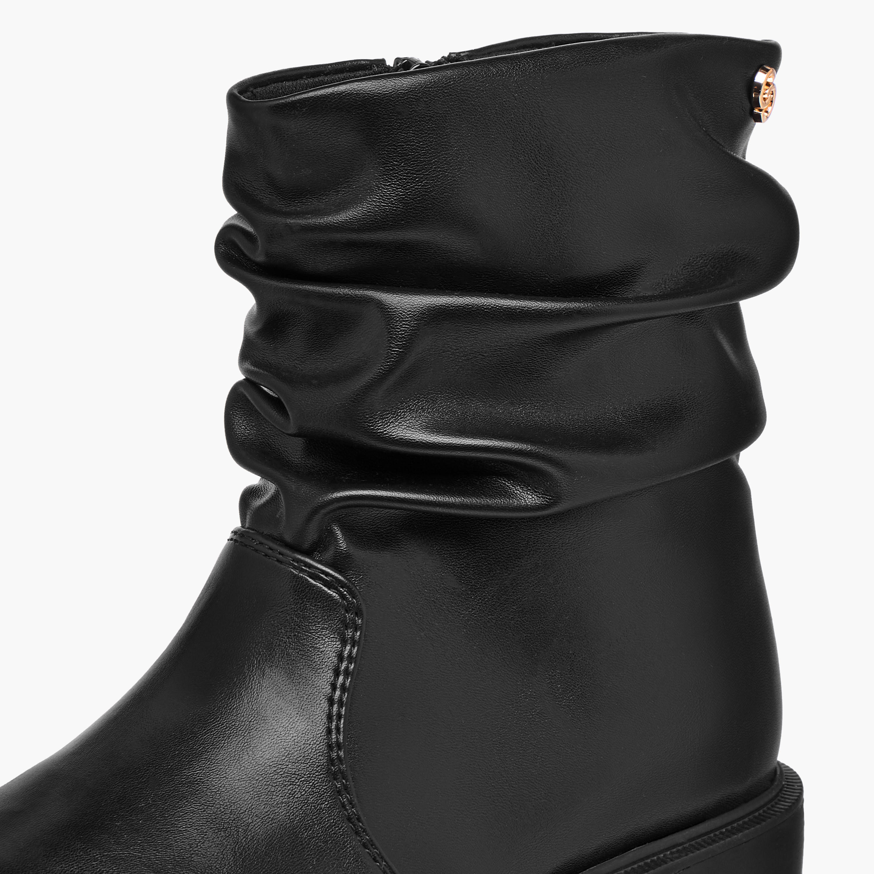 بوت بقصة عالية وزينة ثنيات وسحاب إغلاق للبنات من سيليست-girls-shoes-boots-image-4