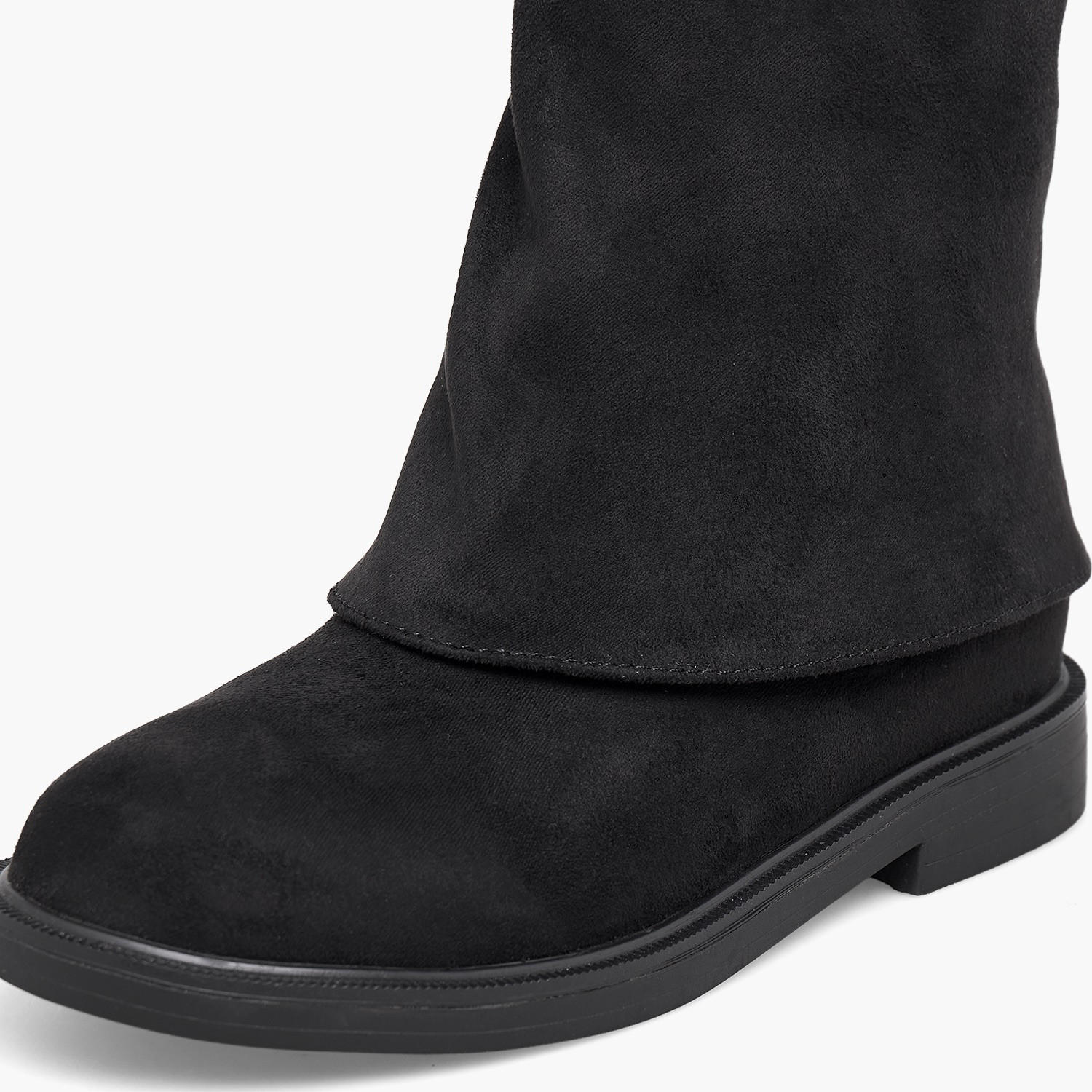 بوت كاحل بطيّة علوية للبنات من ليتل ميسي-girls-shoes-boots-image-4