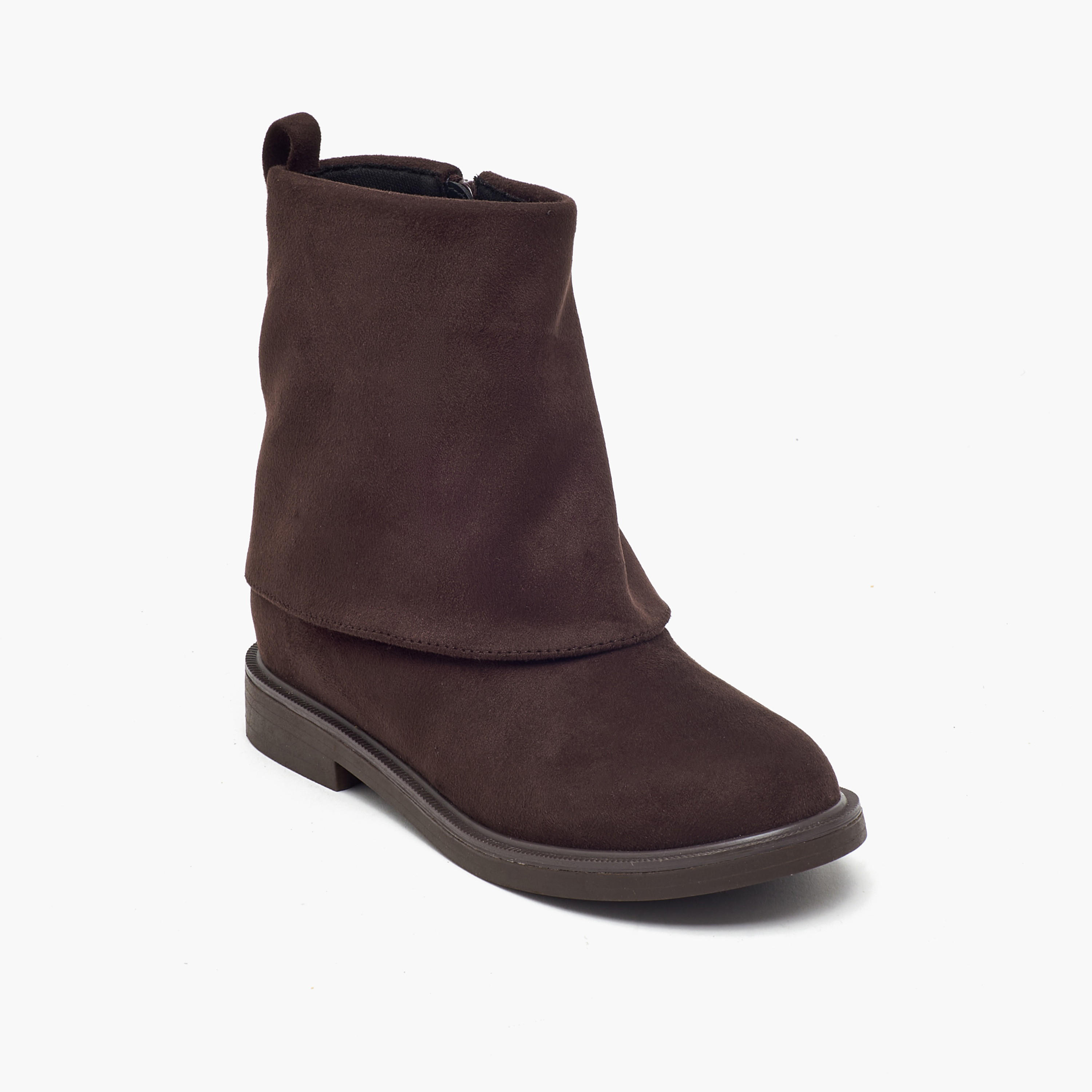 بوت كاحل بطيّة علوية للبنات من ليتل ميسي-girls-shoes-boots-image-2