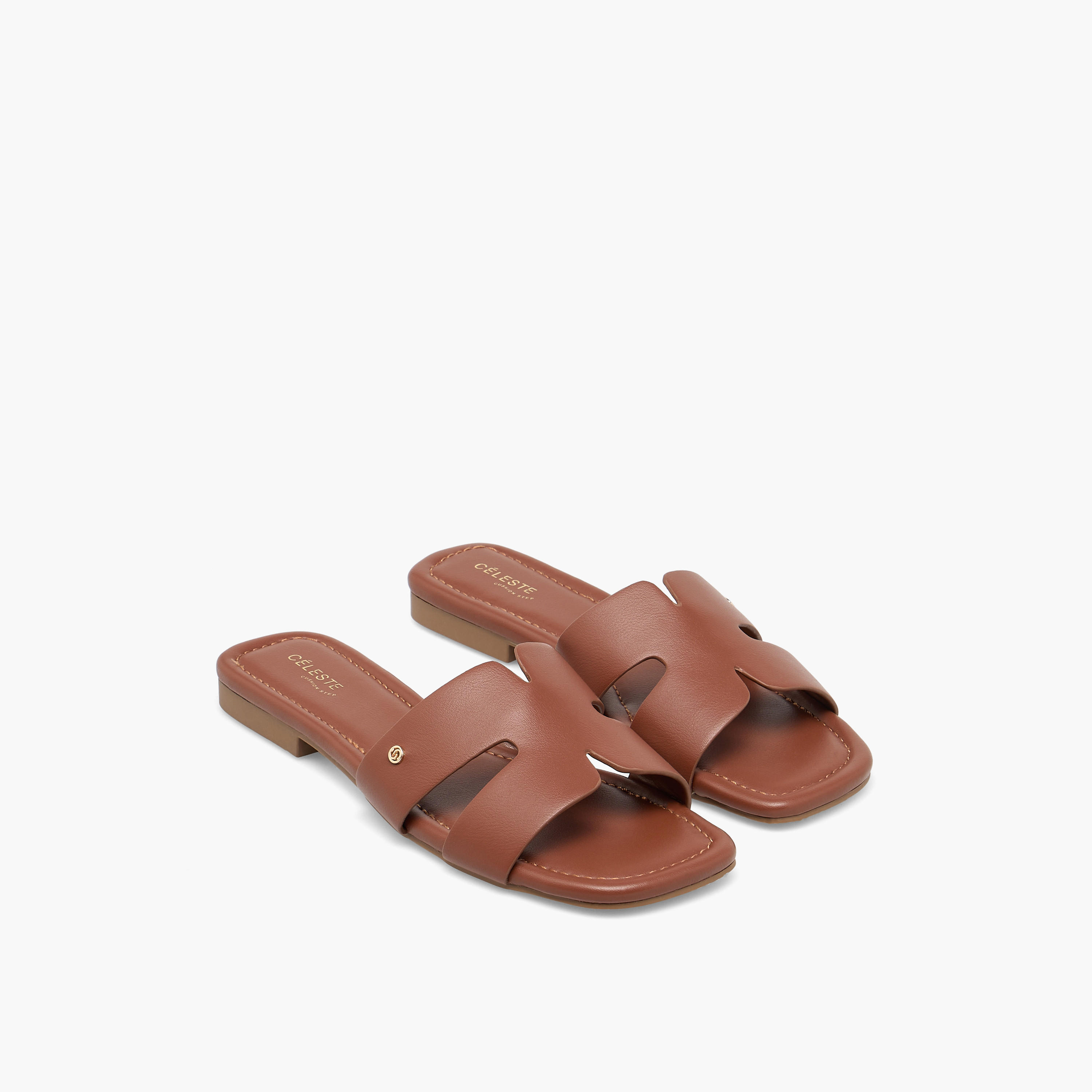 Celeste Women Cutout Slide Sandals-women-shoes-sandals-flats-image-1