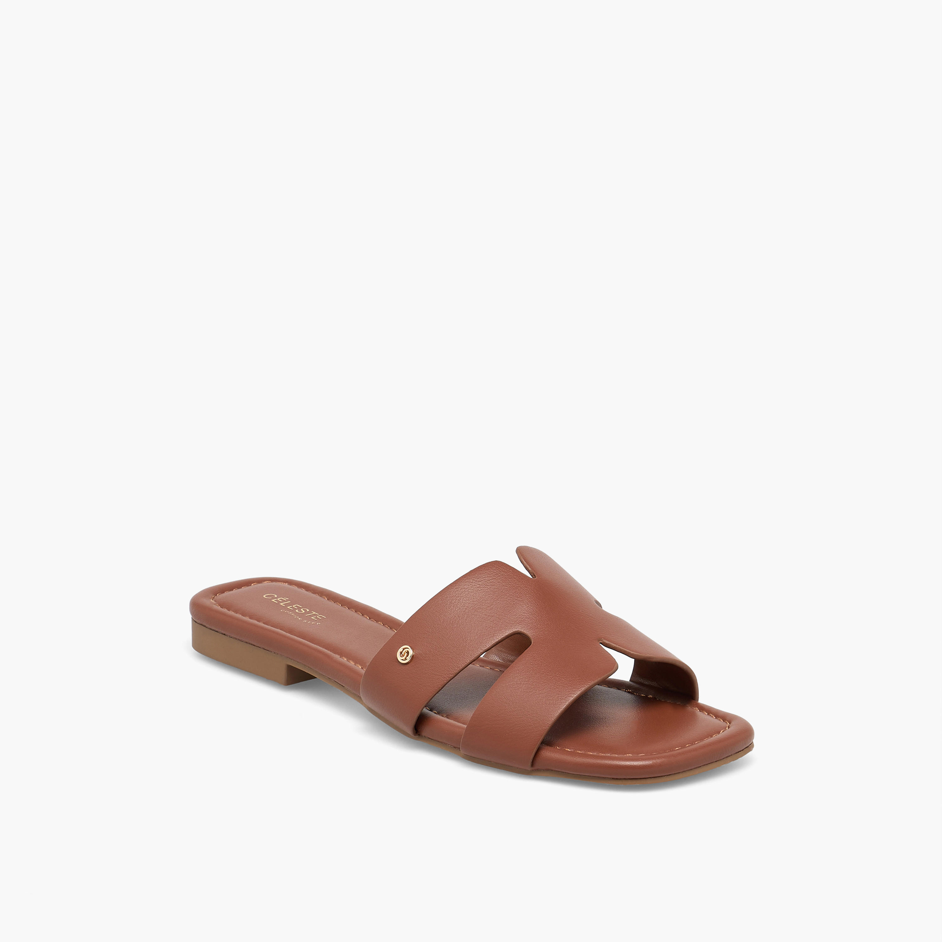 Celeste Women Cutout Slide Sandals-women-shoes-sandals-flats-image-2