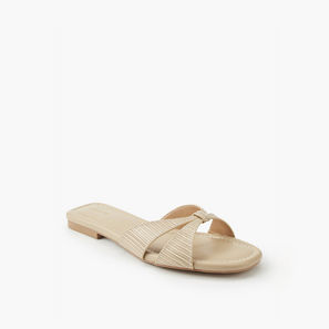 صندل سهل الارتداء بأحزمة للنساء من سيليست-women-shoes-flats-image-1