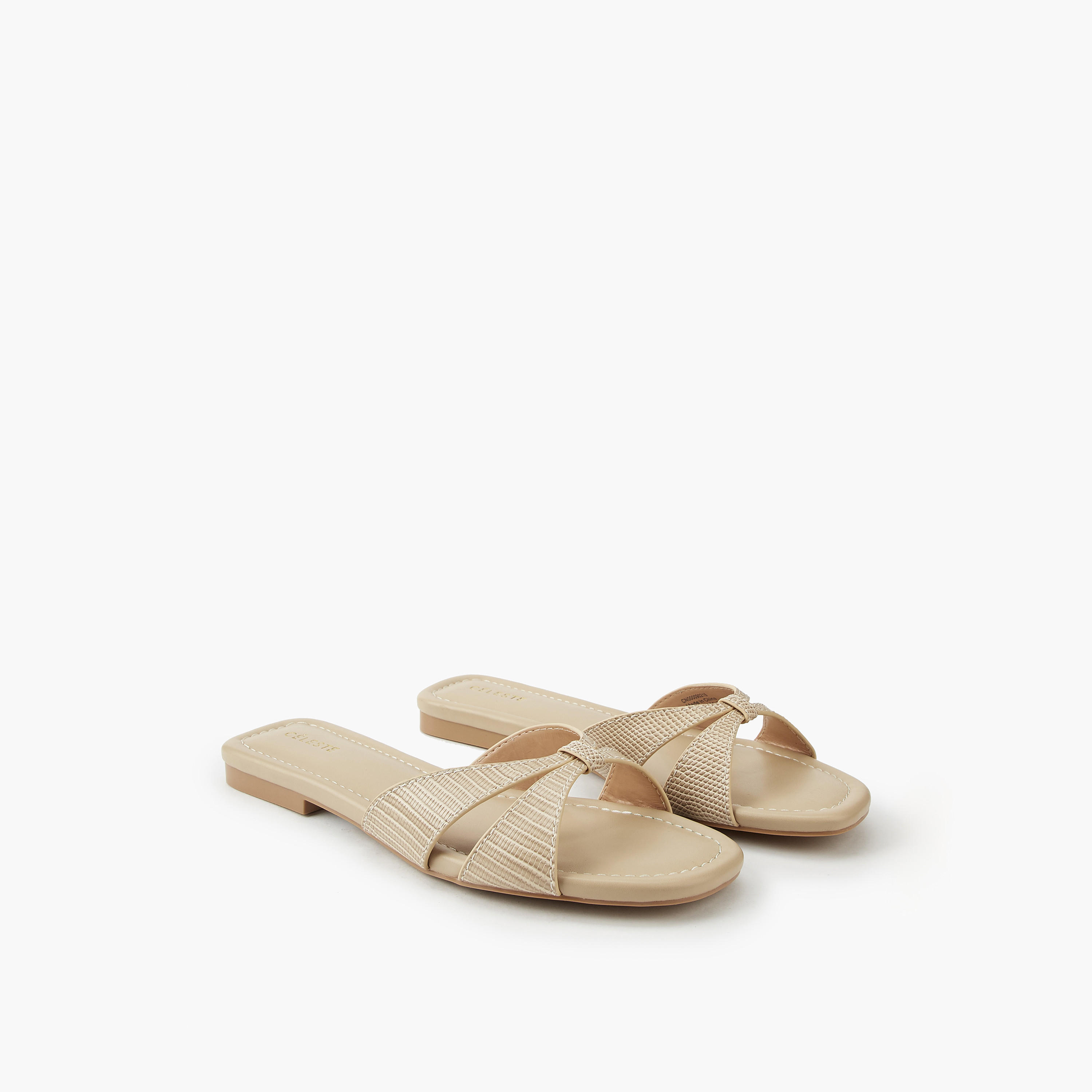 صندل سهل الارتداء بأحزمة للنساء من سيليست-women-shoes-flats-sandals-image-3