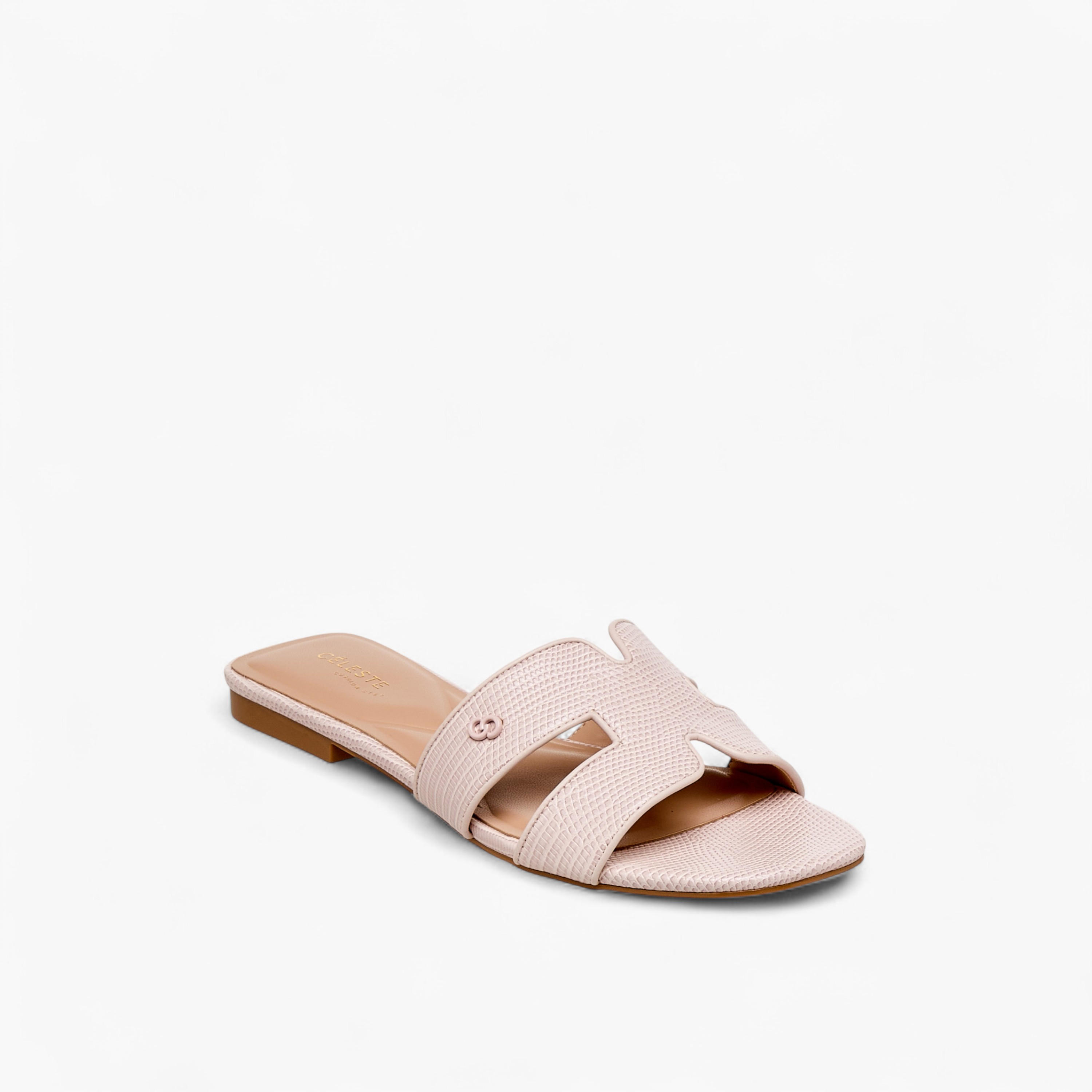 صندل سهل الارتداء بتصميم حيوانات بارز الملمس للنساء من سيليست-women-shoes-flats-sandals-image-2