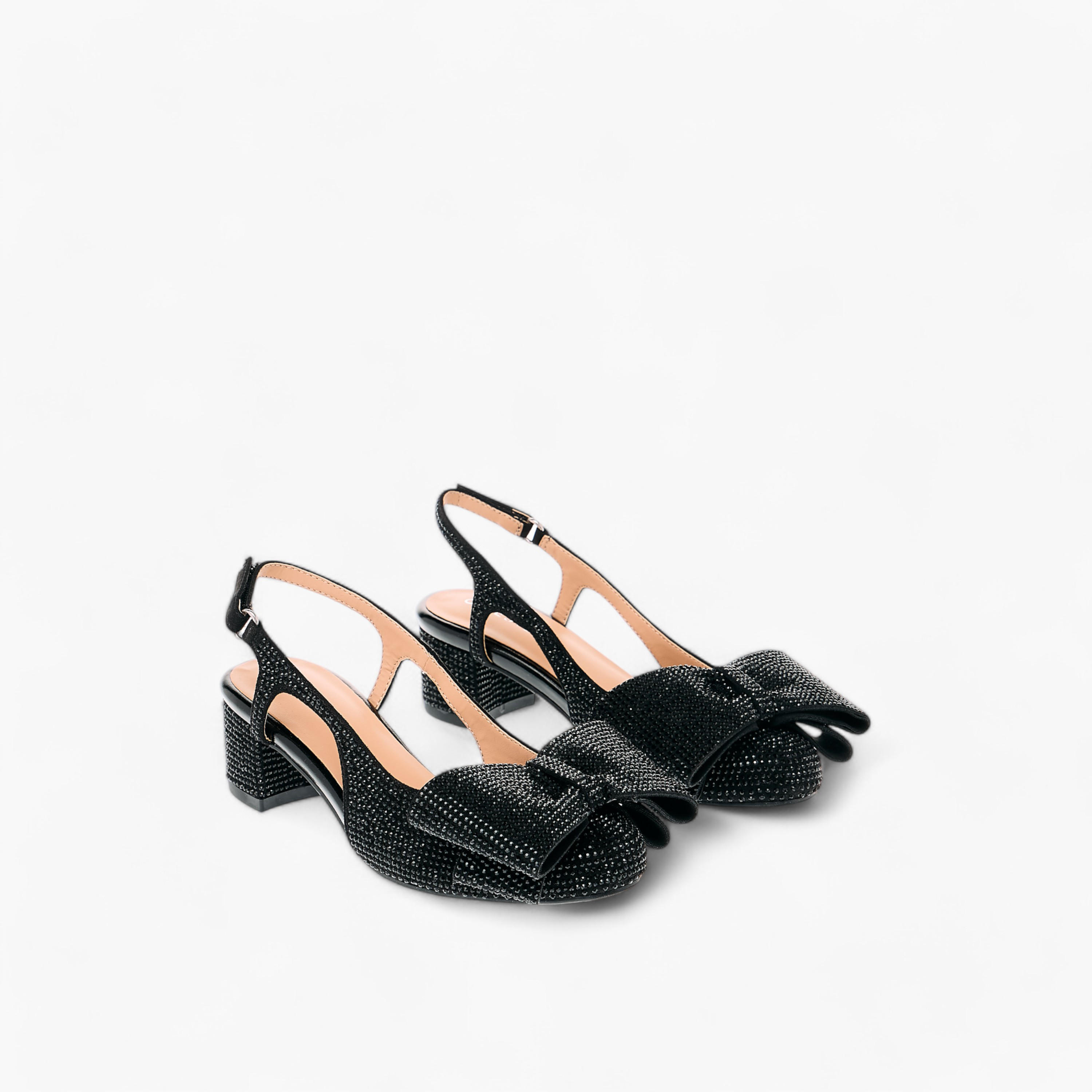 Celeste Girl's Bow Accent Block Heeled Sandals with Hook and Loop Closure-girls-shoes-sandals-image-1