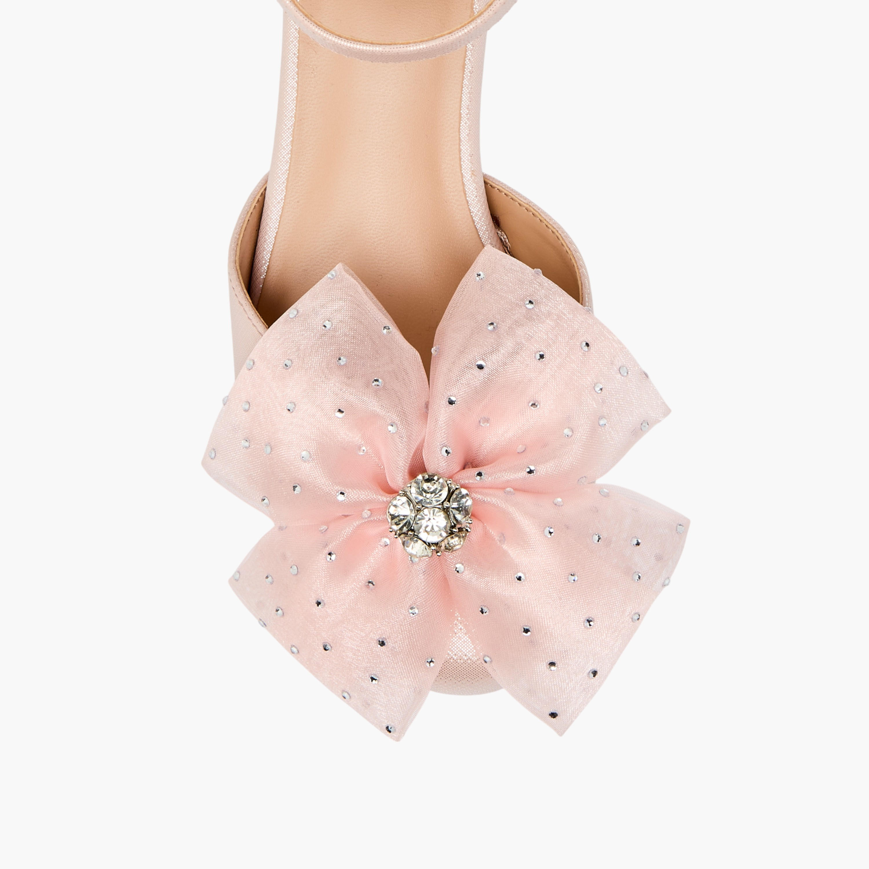 حذاء بزخارف زهرية وكعب سميك وشريط إغلاق لاصق للبنات من سيليست-girls-shoes-sandals-image-4