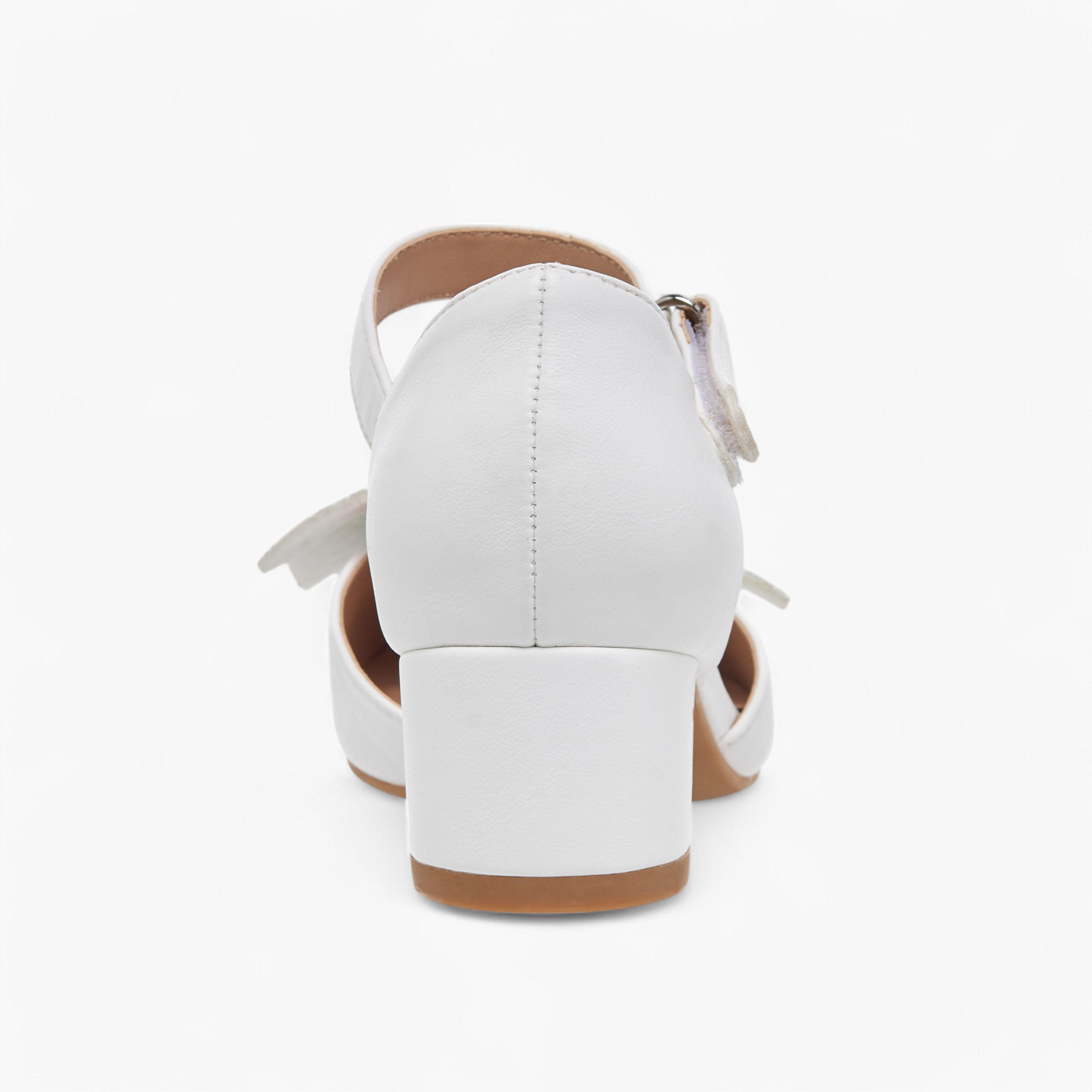 حذاء بكعب سميك مزين بفيونكة وبشريط إغلاق لاصق للبنات من سيليست-girls-shoes-sandals-image-5