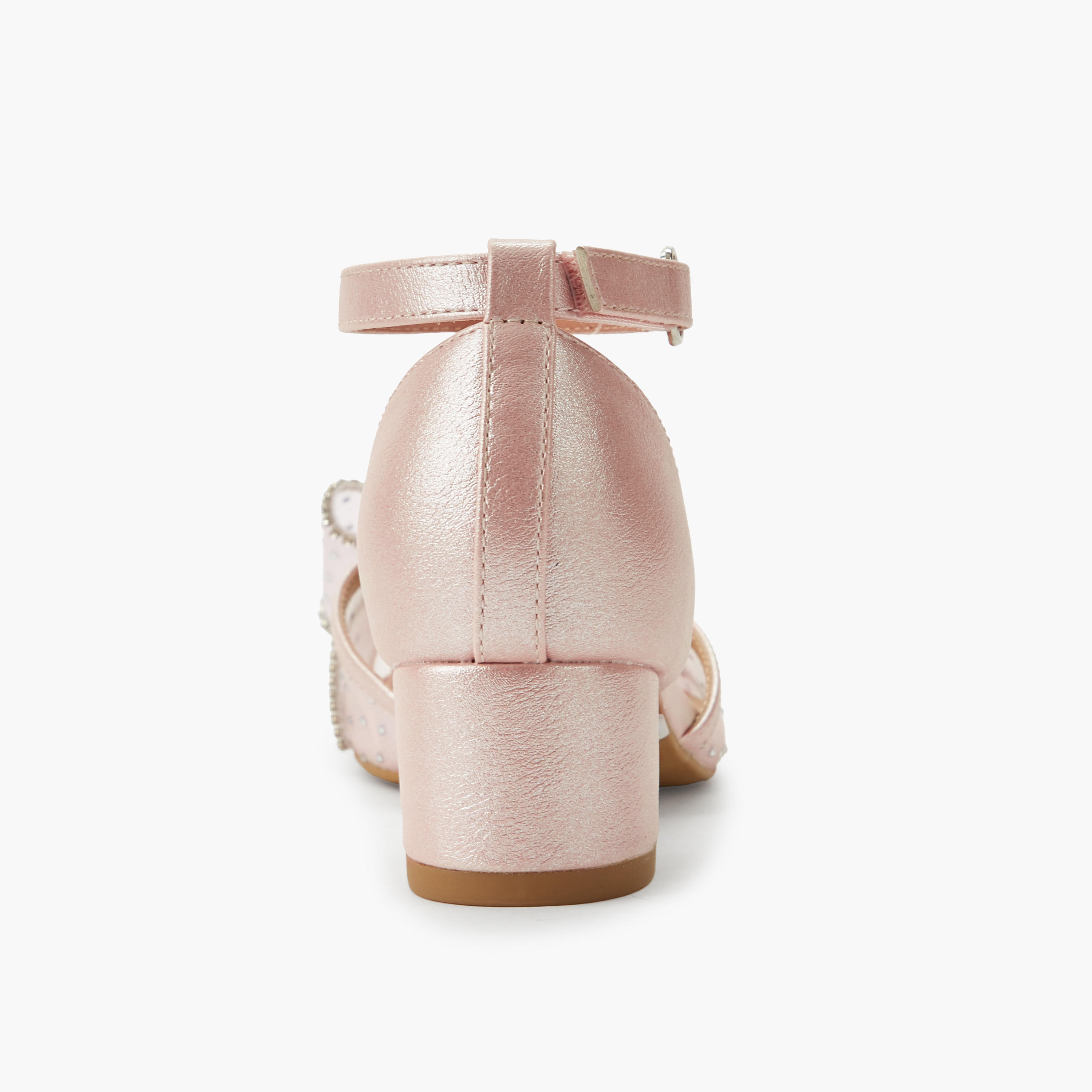 حذاء مزين بكعب سميك للبنات من سيليست-girls-shoes-sandals-image-4