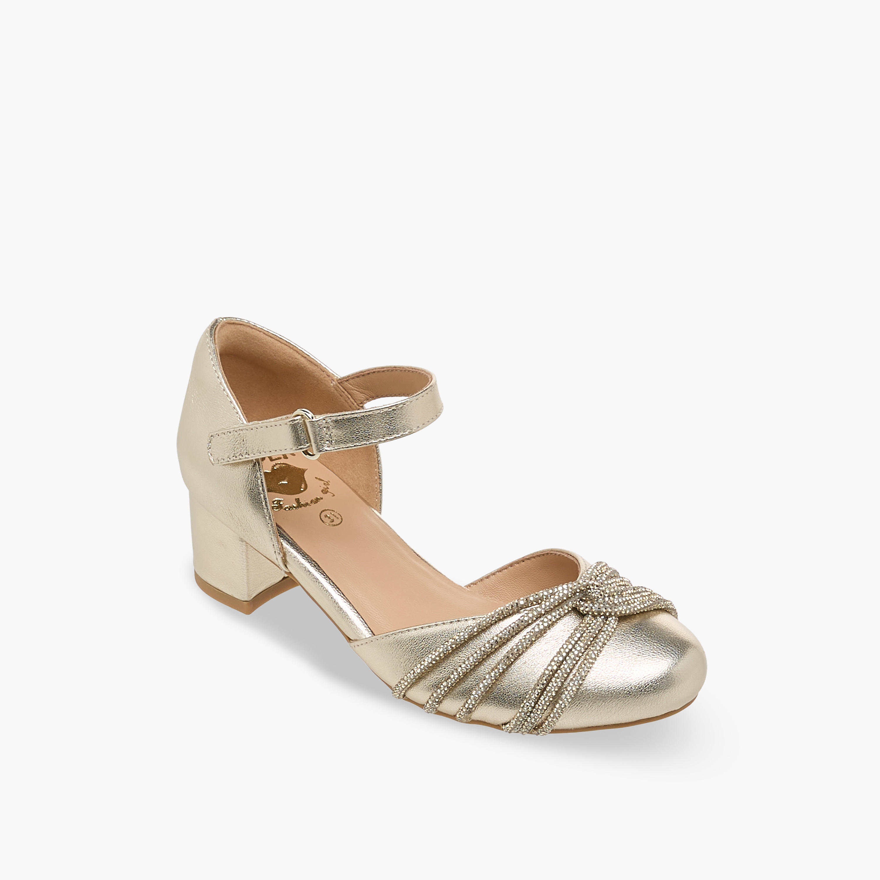 حذاء مزين بكعب مرتفع للبنات من بابلوسكي-girls-shoes-sandals-image-2