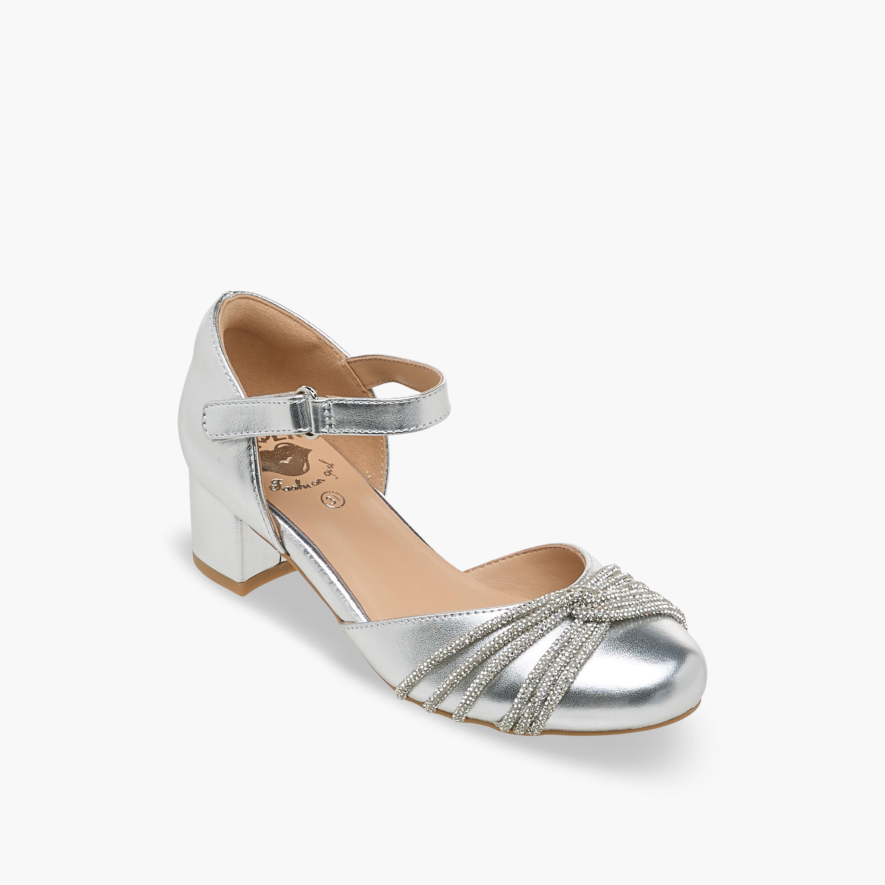 حذاء مزين بكعب مرتفع للبنات من بابلوسكي-girls-shoes-sandals-image-2