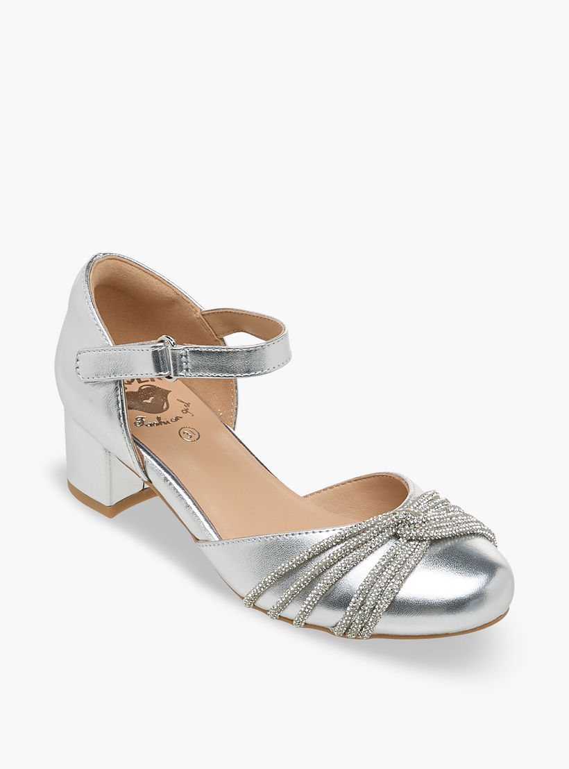حذاء مزين بكعب مرتفع للبنات من بابلوسكي-girls-shoes-sandals-image-2