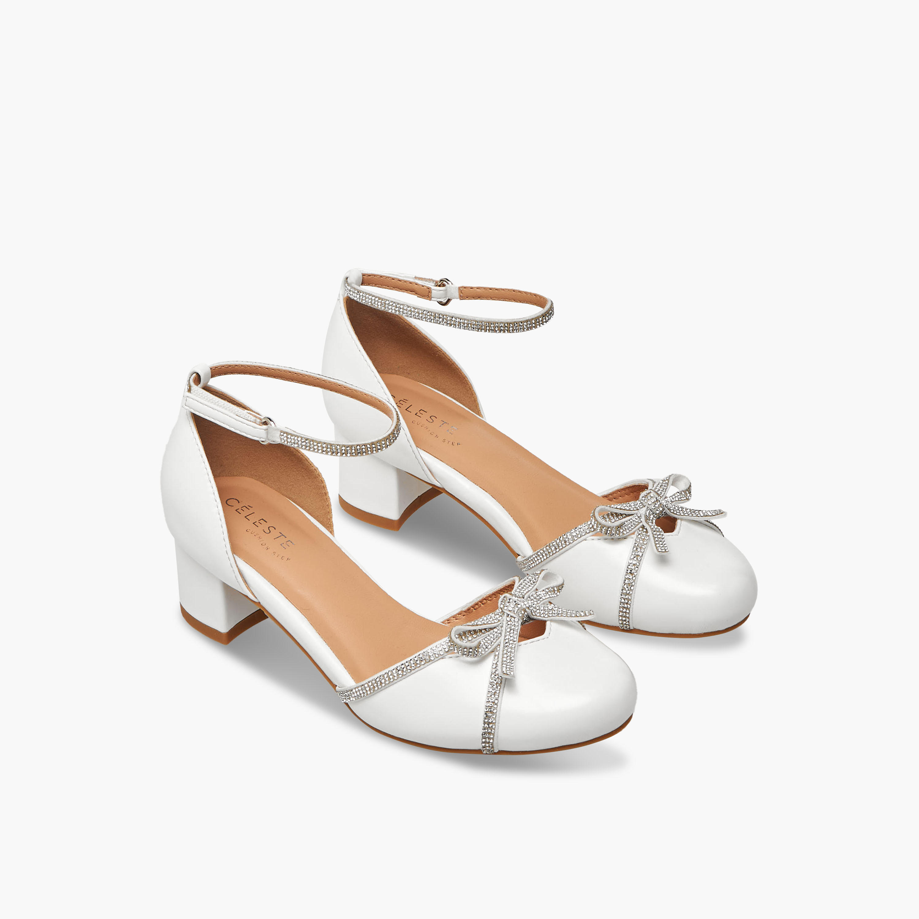 Celeste Girls Block Heel Sandals-girls-shoes-sandals-image-1
