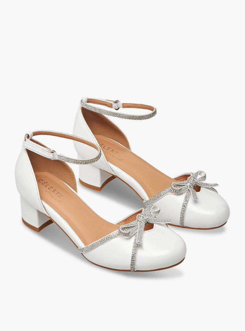 Celeste Girls Block Heel Sandals-girls-shoes-sandals-image-1