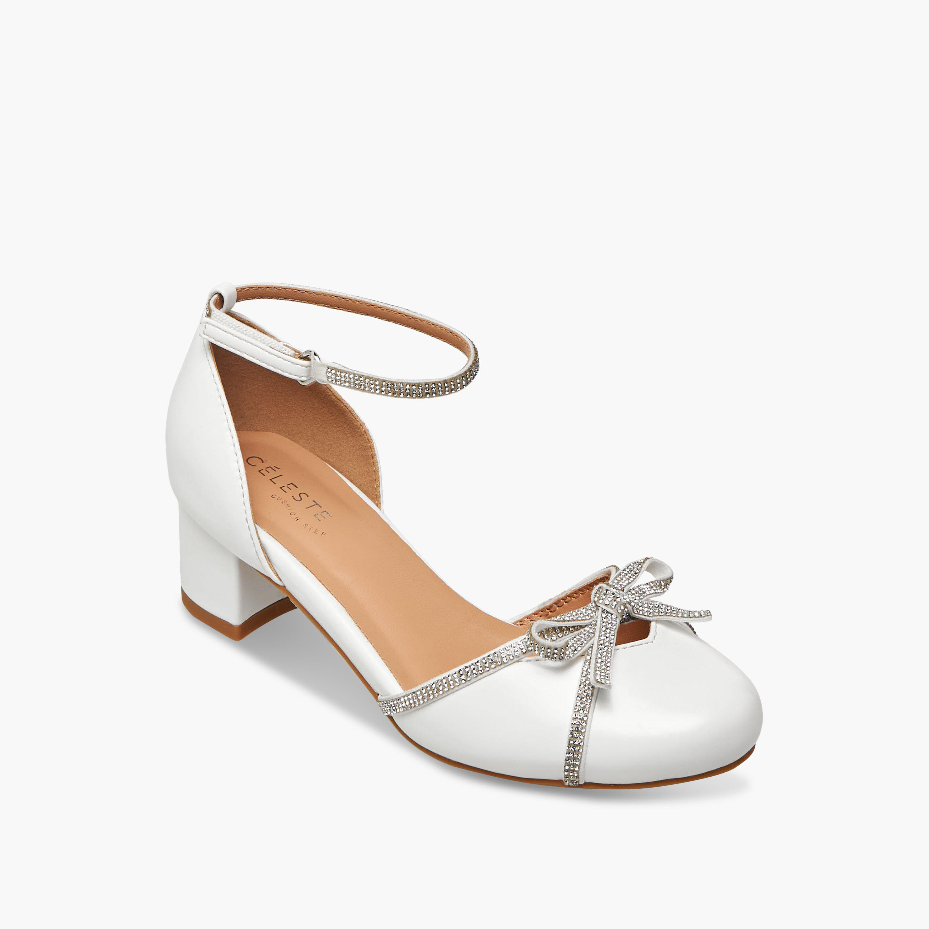 Celeste Girls Block Heel Sandals-girls-shoes-sandals-image-3