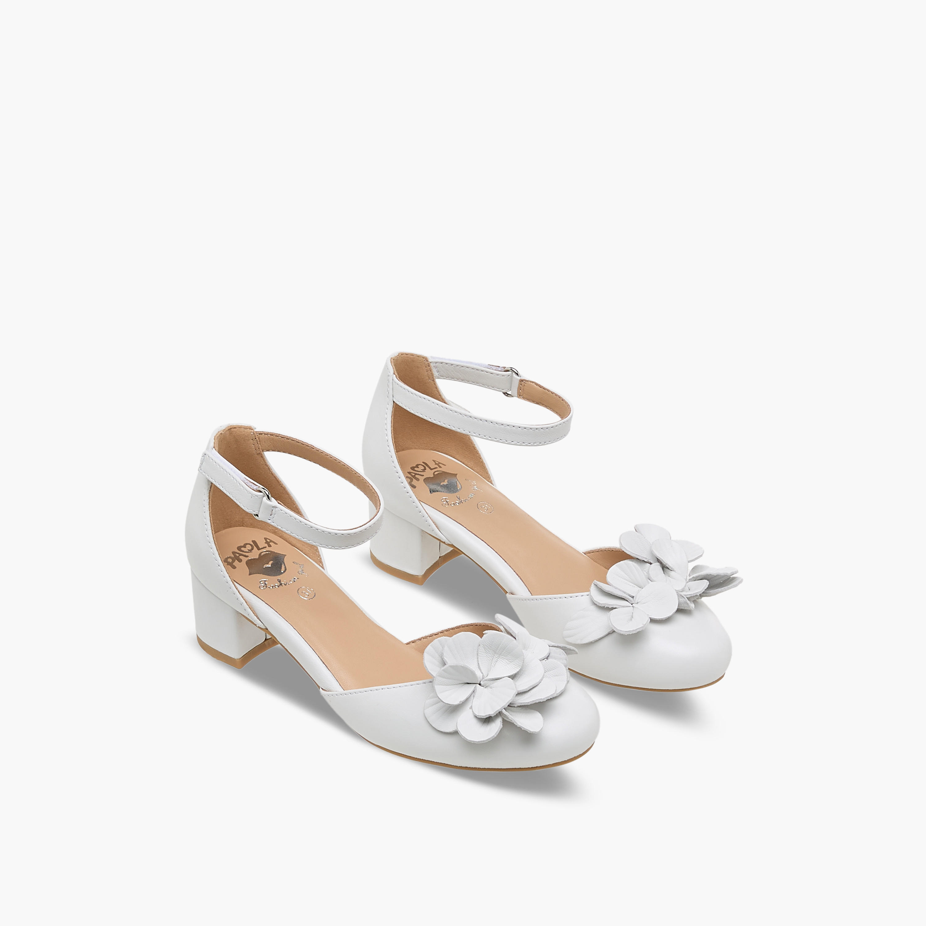 Pablosky Girls Block Heel Shoes-girls-shoes-sandals-image-1