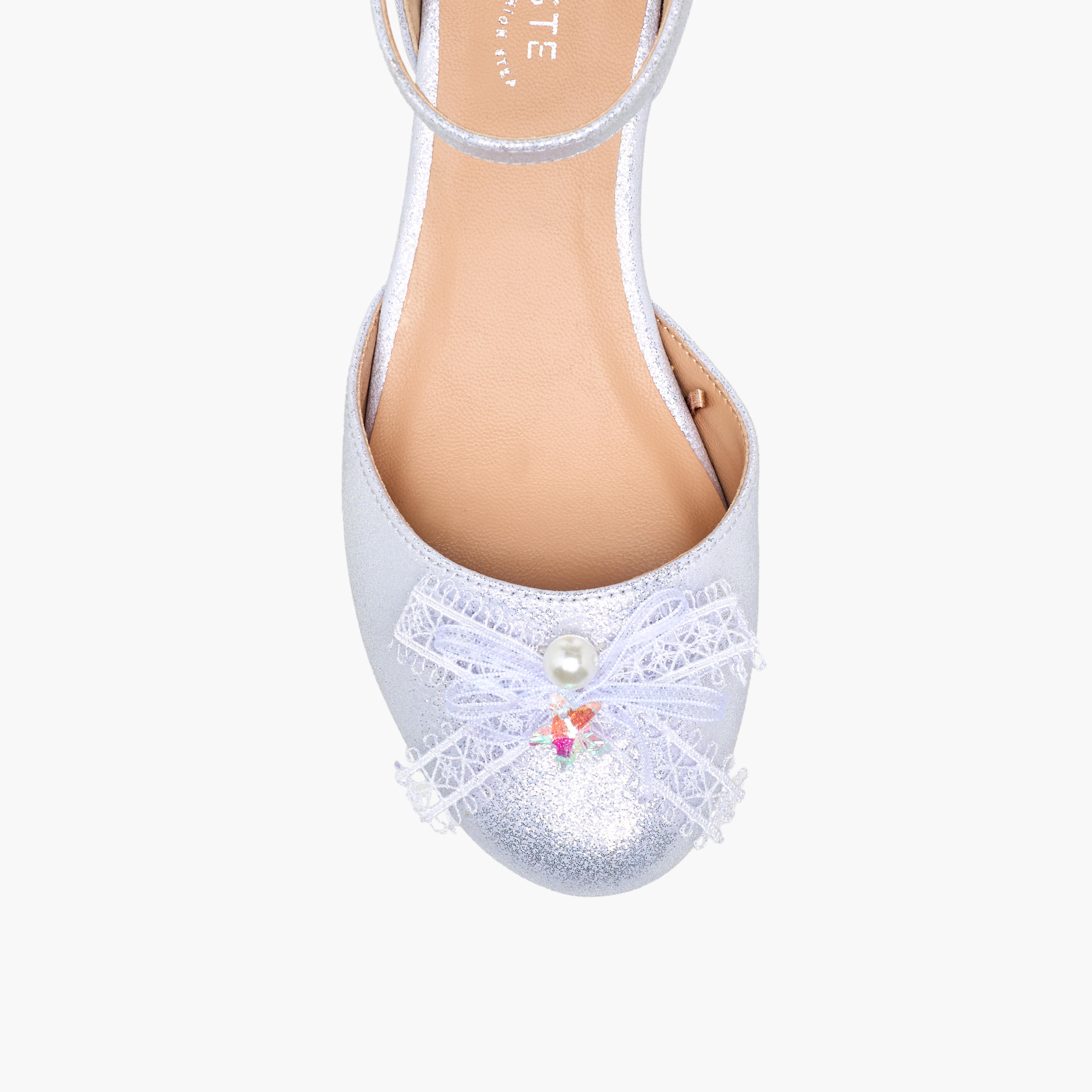 صندل بكعب عريض مزين بفيونكة للبنات من سيليست-girls-shoes-sandals-image-4