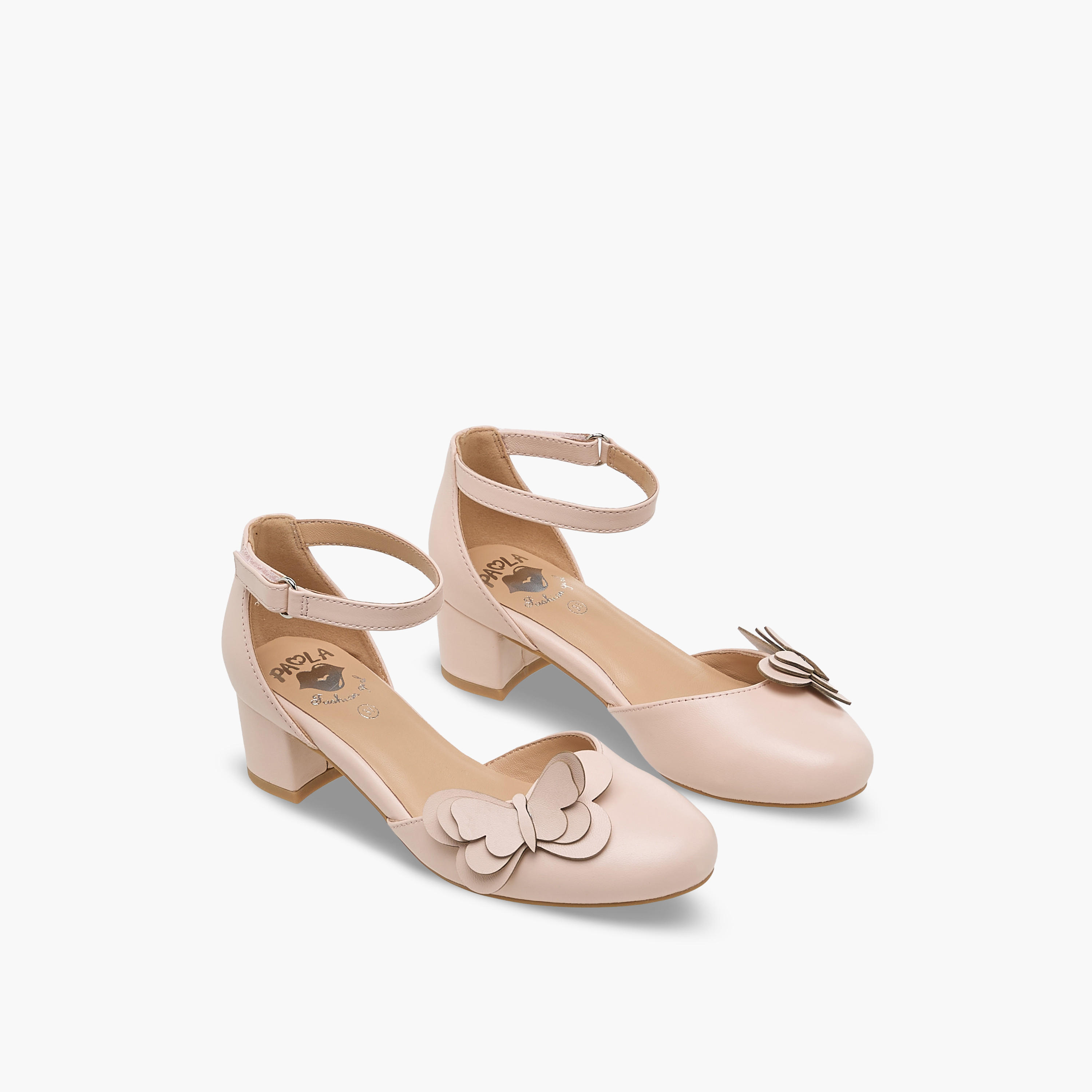 حذاء بكعب سميك للبنات من بابلوسكي-girls-shoes-sandals-image-1