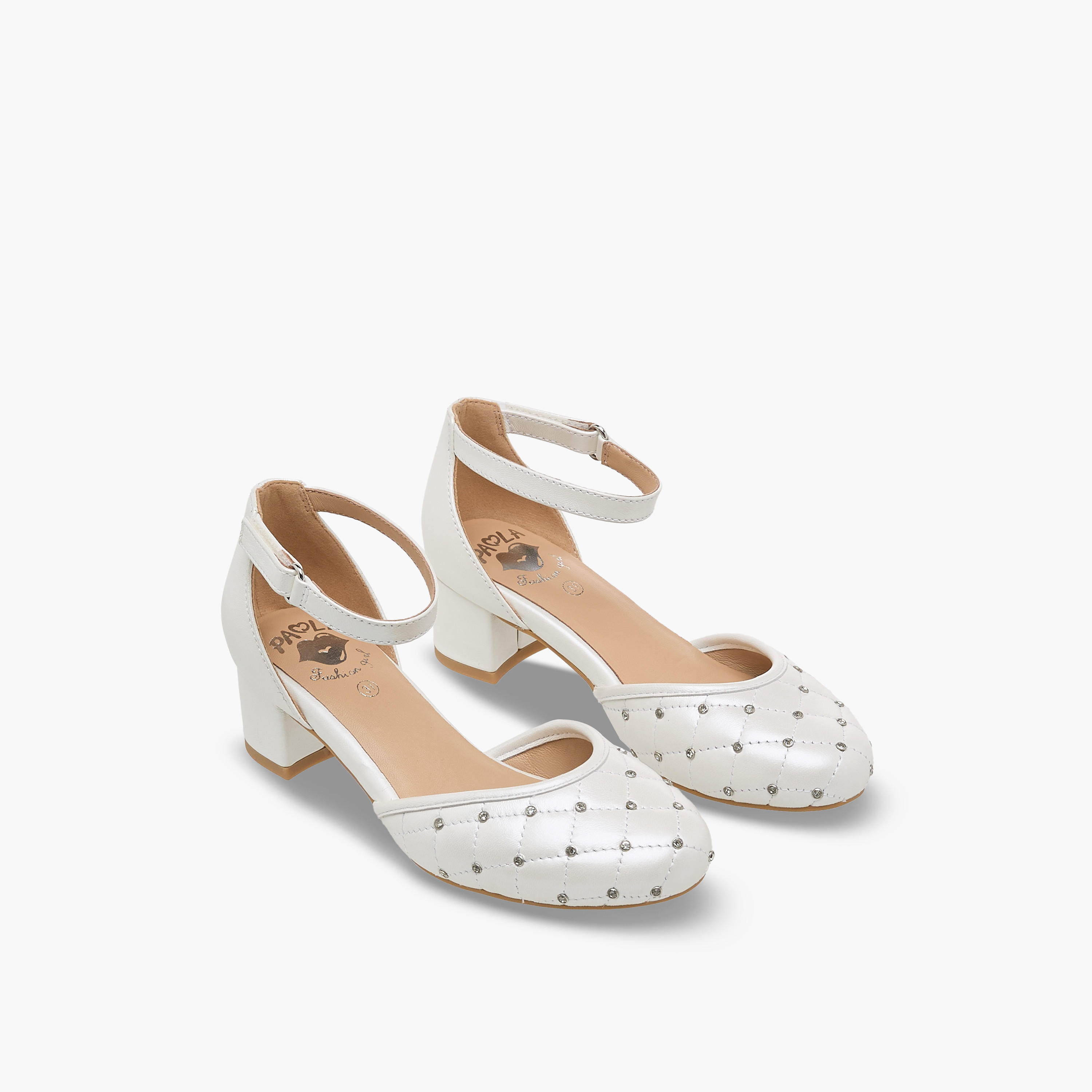 حذاء بكعب سميك للبنات من بابلوسكي-girls-shoes-sandals-image-1
