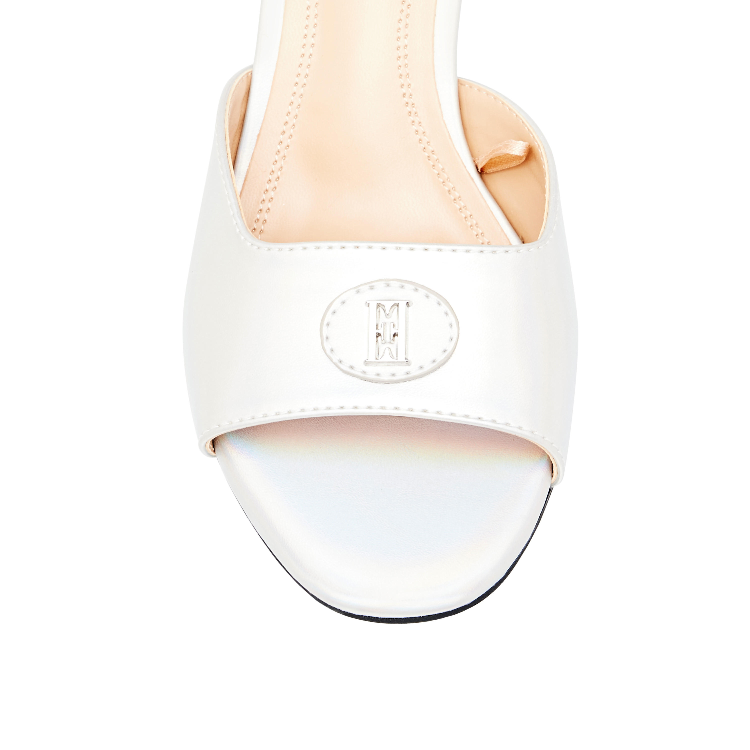 Elle Women's Slip On Kitten Heels with Decorative Vamp-women-shoes-sandals-heeled-image-4