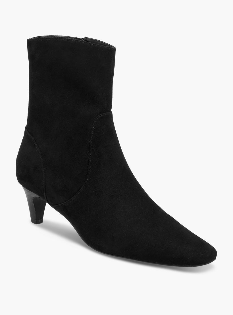 Celeste Women's Kitten Heel Zip Closure Ankle Boots-women-shoes-boots-image-2